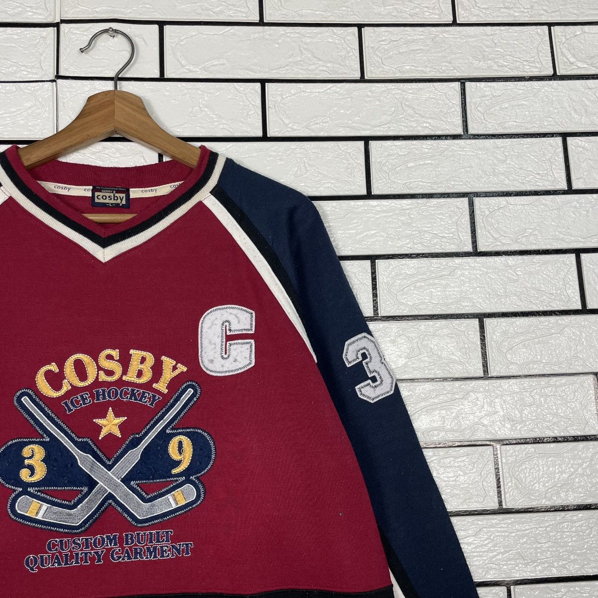 Other Vintage Gerry Cosby Two Tone Sweater Size US L / EU 52-54 / 3 - 5 Thumbnail