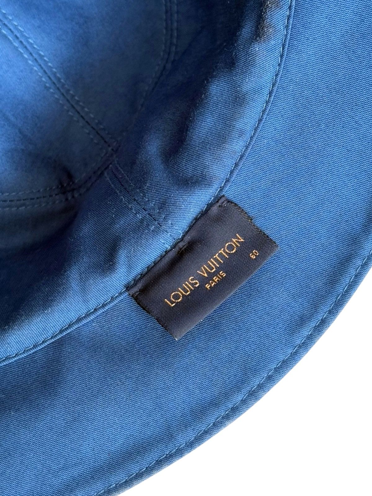 Louis Vuitton 2000’s Denim Monogram LV Reversible Bucket Hat Size ONE SIZE - 9 Thumbnail