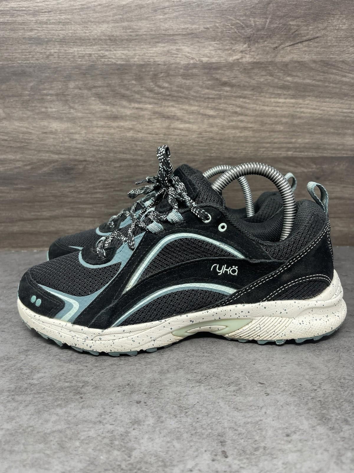 Sonia Rykiel Ryka Sky Walk Trail Sneakers Womens Size 7 Black Suede Shoes Size US 7 / IT 37 - 1 Thumbnail