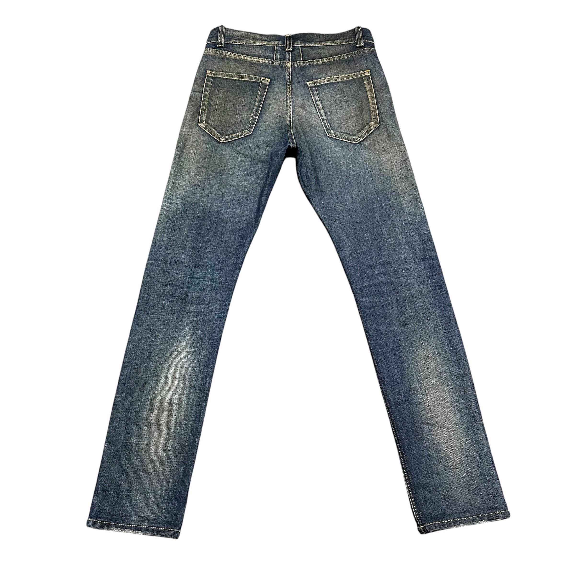 Hedi Slimane × Saint Laurent Paris Saint Laurent Denim Pants Size US 28 / EU 44 - 2 Thumbnail