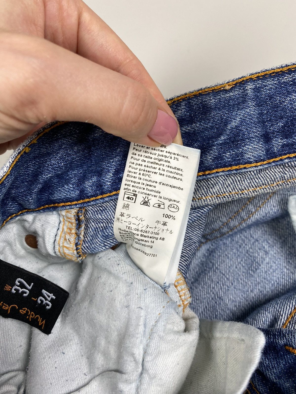 Japanese Brand × Nudie Jeans Nudie Jeans Co Average Joe men’s Jeans size 32 x 34 Size US 32 / EU 48 - 17 Thumbnail