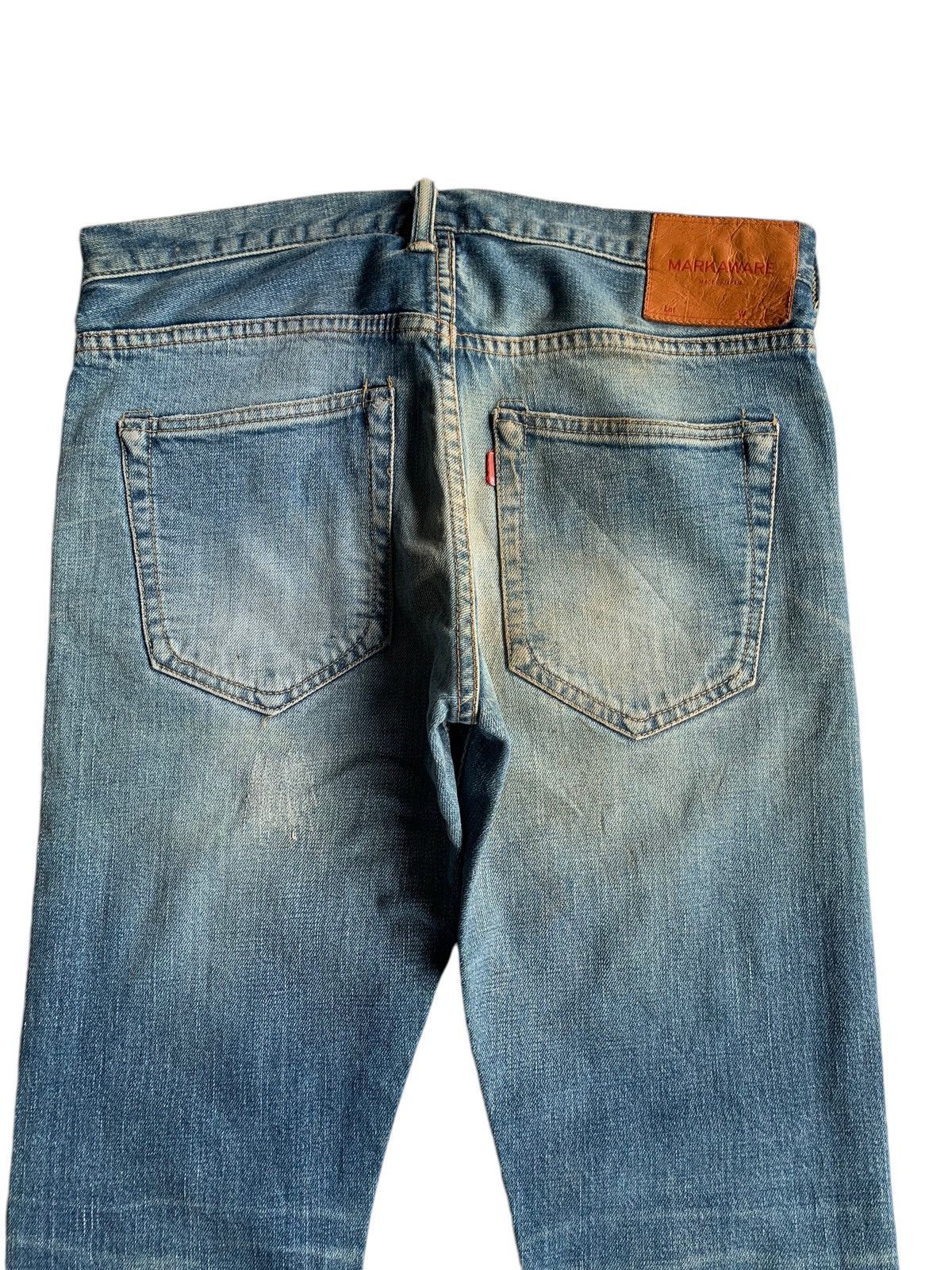 If Six Was Nine × Jean × Markaware MARKAWARE JAPANESE PUNK STYLE SELVEDGE DISTRESSED DENIM☠️☠️ Size US 30 / EU 46 - 7 Thumbnail