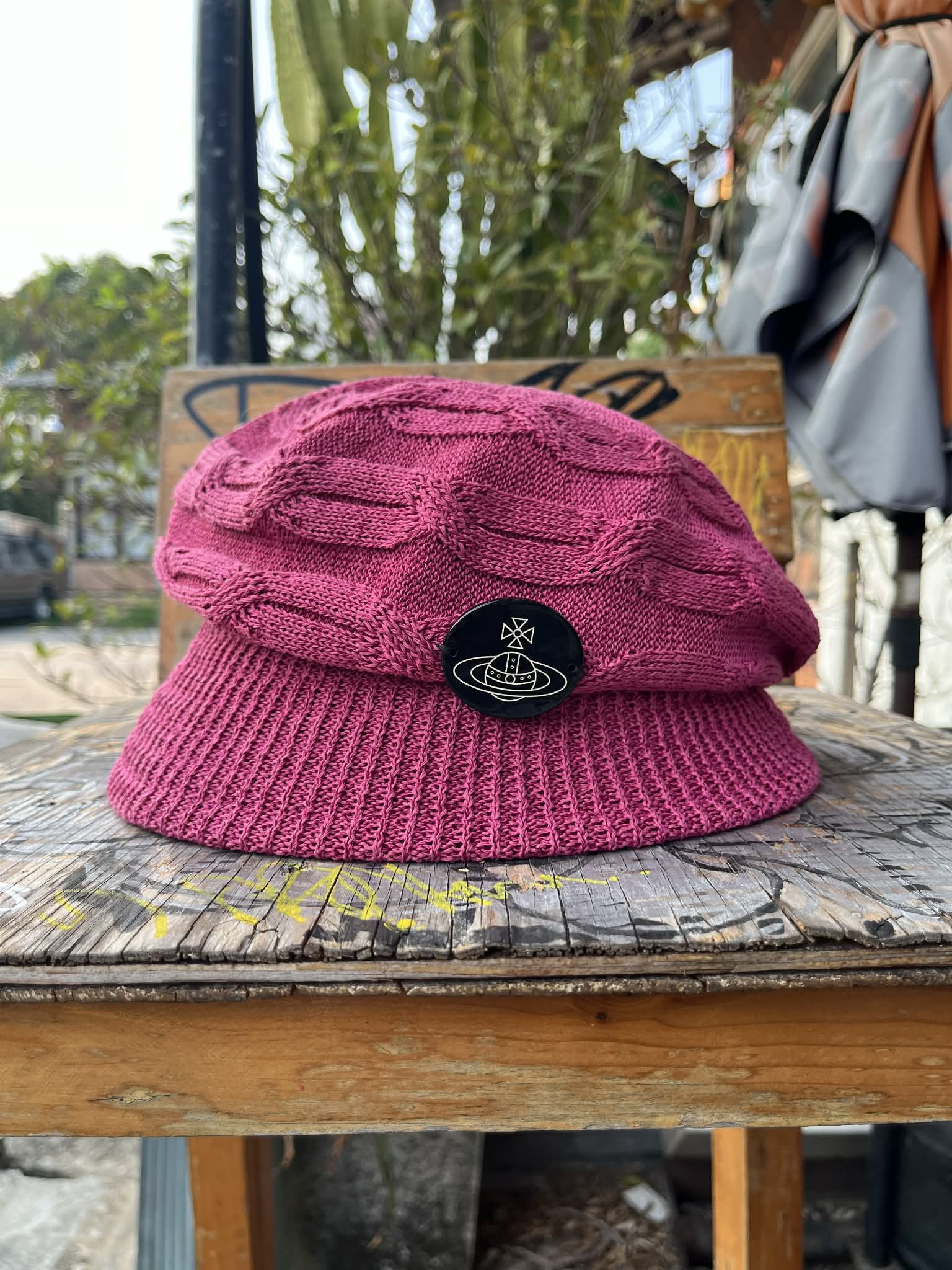 Vivienne Westwood Vivienne Westwood Magenta Bucket Hat Logo Size ONE SIZE - 1 Thumbnail