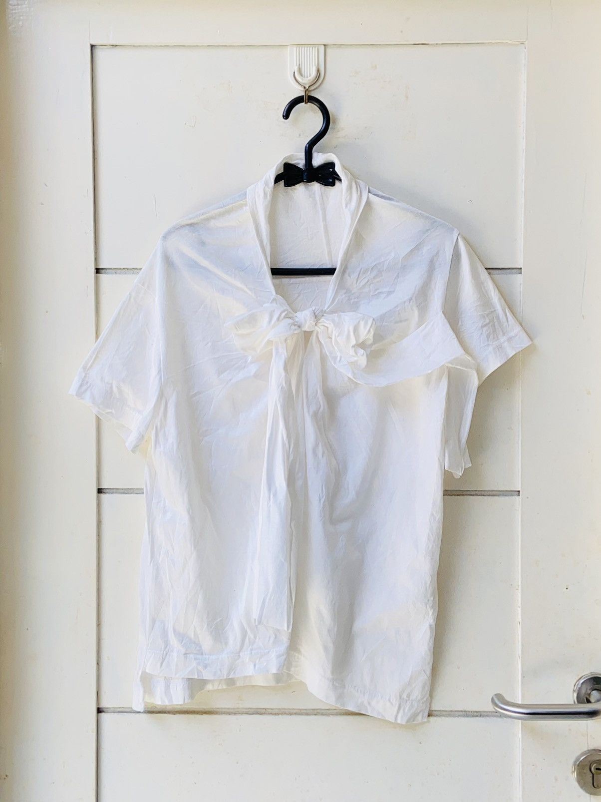 image of Comme Des Garcons Comme Des Carcons White T-Shirt, Women's (Size Small)