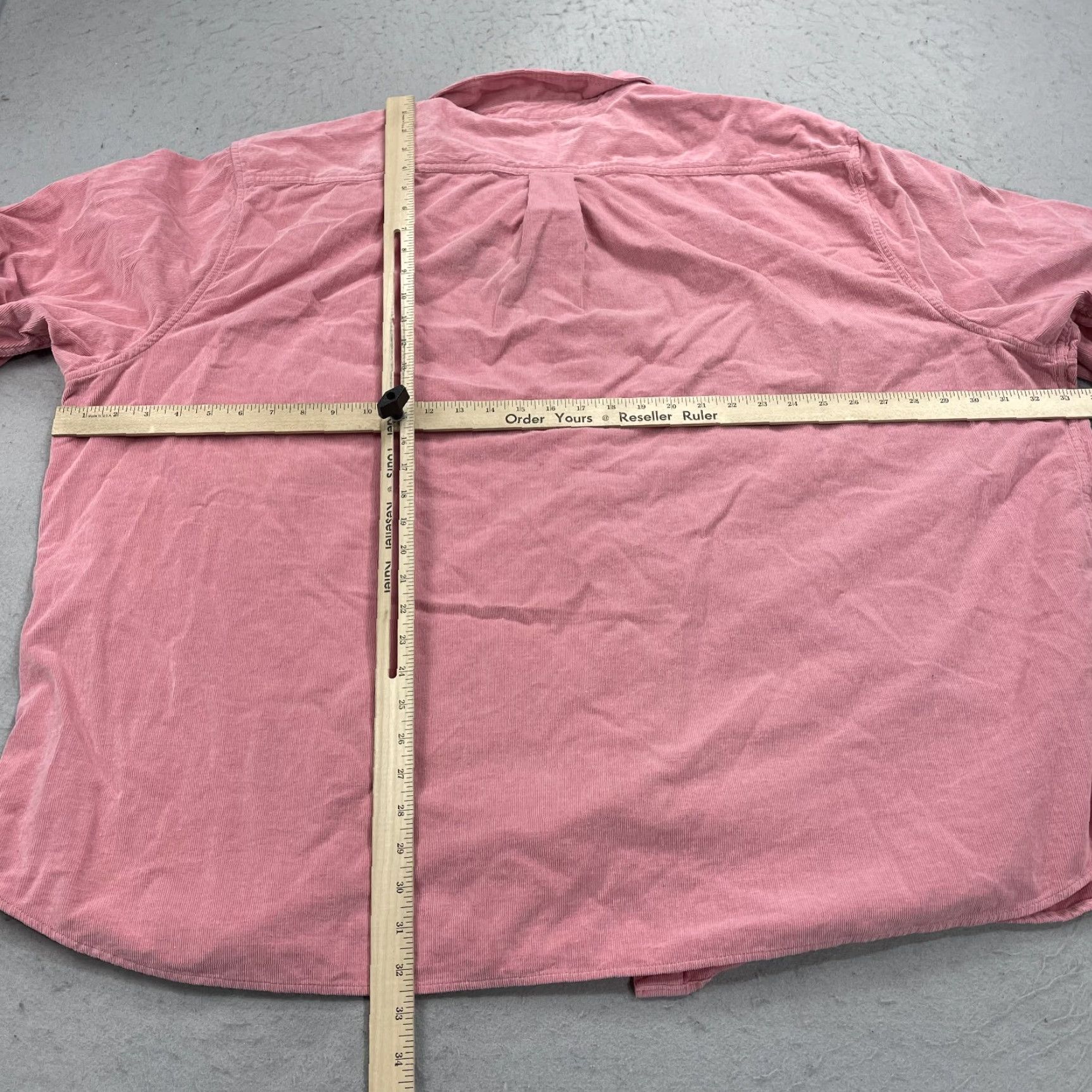 Tommy Bahama Tommy Bahama Shirt Mens Big 4X Pink Corduroy Button-Up Casual Coastal Coastline Corduroy Shirt Mens Big & Tall Pink Size US XXL / EU 58 / 5 - 7 Thumbnail
