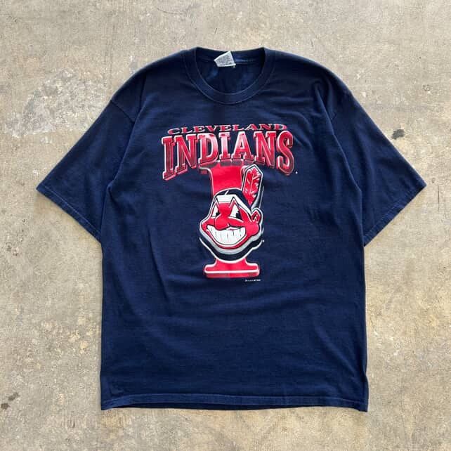 Vintage Vintage Cleveland Indians MLB Tee RARE Size US XL / EU 56 / 4 - 1 Thumbnail