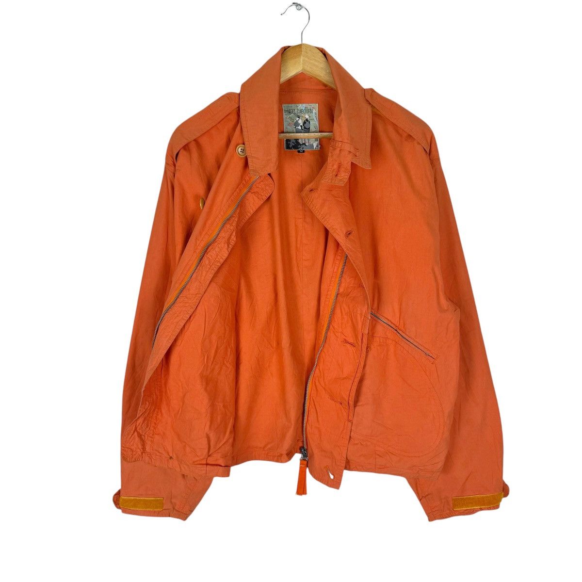 Nigel Cabourn ⚡️NIGEL CABOURN SMOCK ORANGE BOMBER JACKET Size US M / EU 48-50 / 2 - 1 Thumbnail