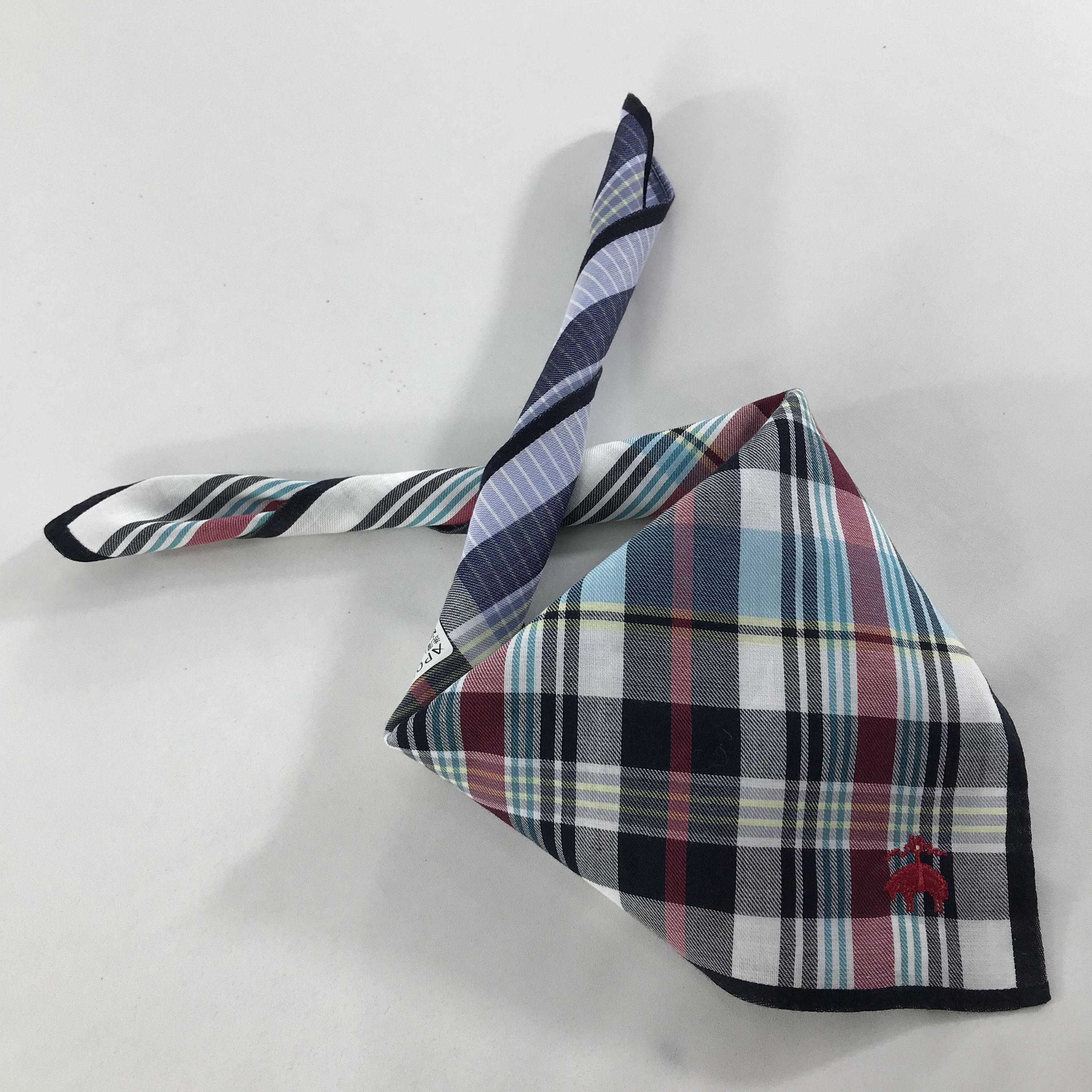 Brooks Brothers × Vintage Brooks Brothers Bandana / Handkerchief / Neckerchief - S1656 Size ONE SIZE - 4 Thumbnail