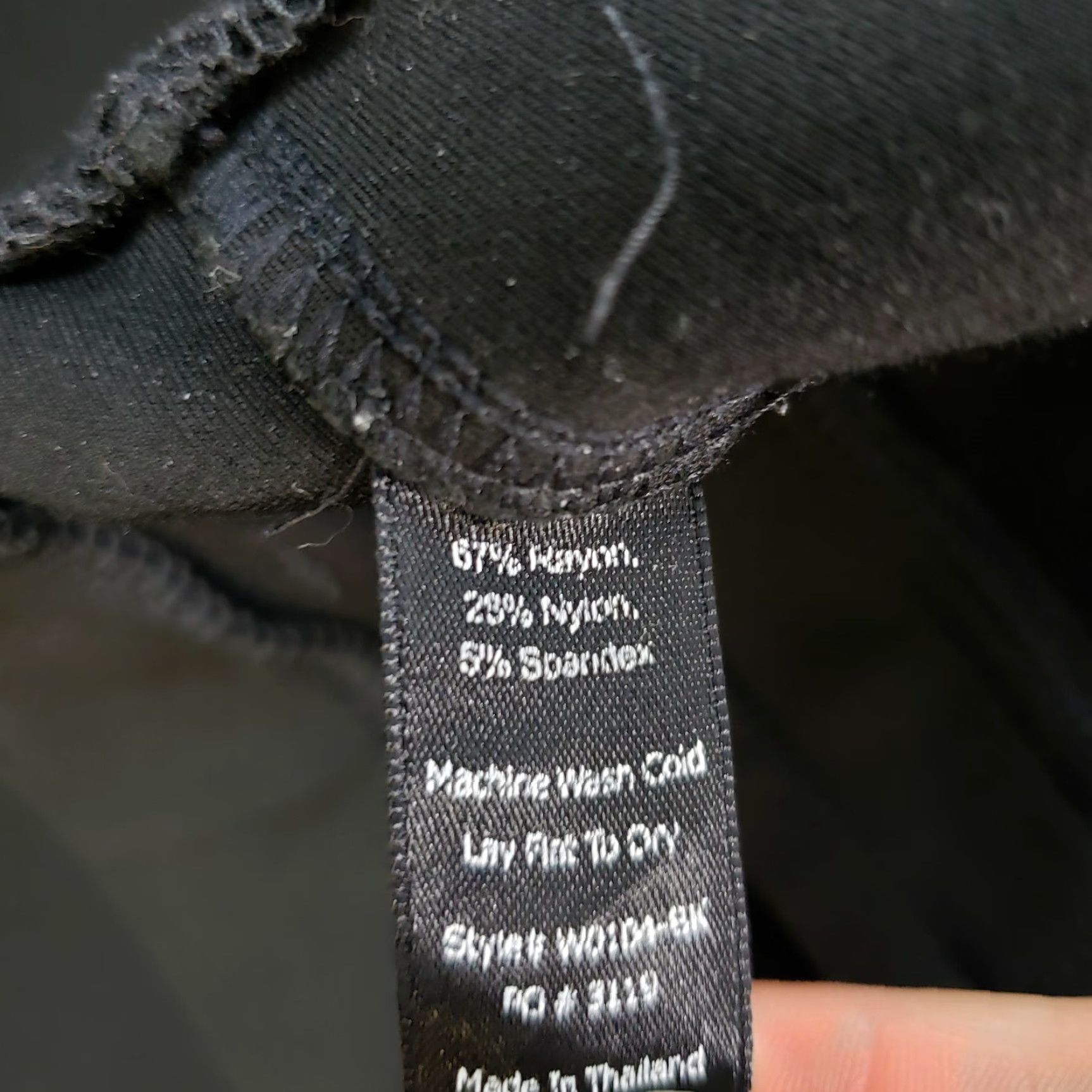 Vintage Betabrand Womens Dress Yoga Pants Boots Cut Black Pull On Mid Rise M Size 32" / US 10 / IT 46 - 7 Thumbnail