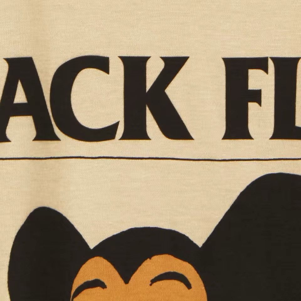 Japanese Brand × Vintage Black Flag Mickey Graphic Printed Cotton Tshirt Size US XL / EU 56 / 4 - 4 Thumbnail