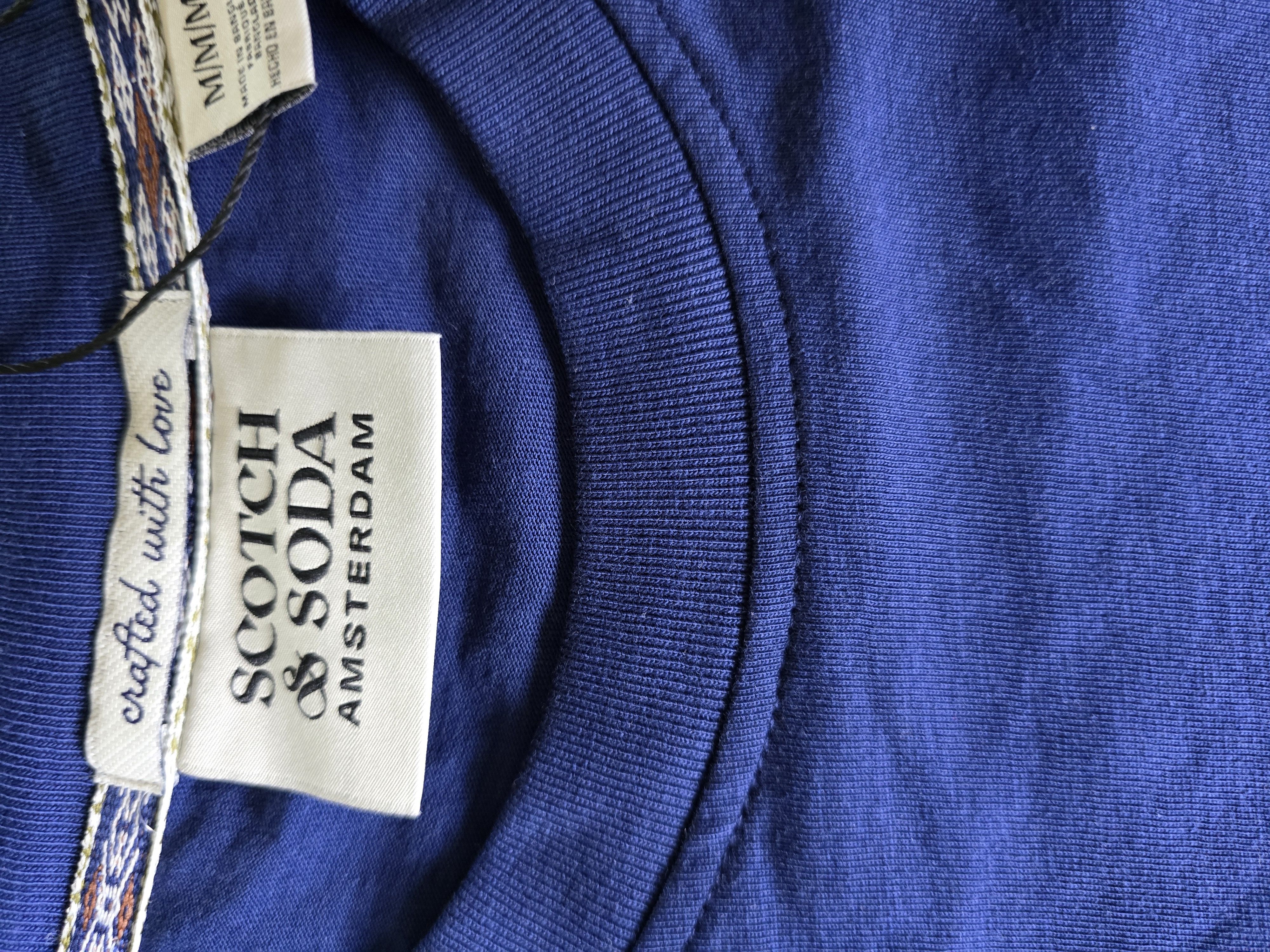 Scotch & Soda Scotch & Soda Classic T Shirt Brand New Size M Royal Blue Size US M / EU 48-50 / 2 - 4 Thumbnail