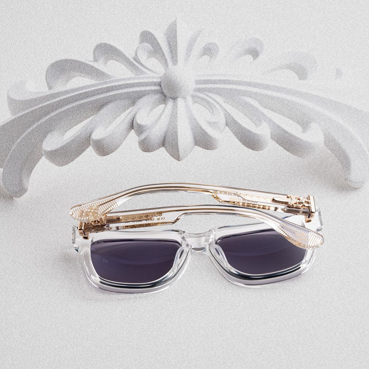 Chrome Hearts CHROME HEARTS BOX-OFFICER CRYSTAL SUNGLASSES Size ONE SIZE - 7 Thumbnail