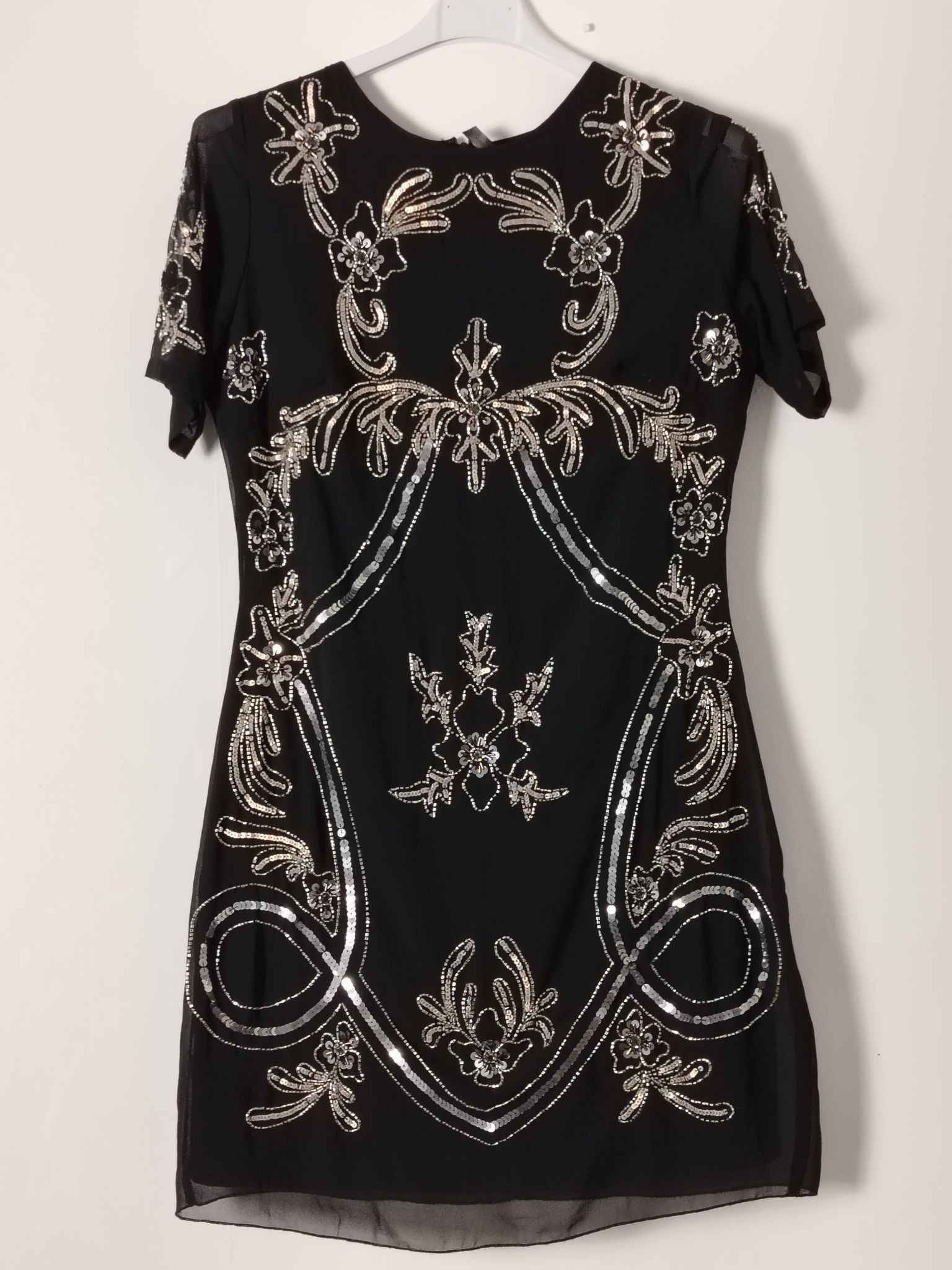 Other Pre-Loved Dress Womens 12 Black Sequin Embellished Short Size XL / US 12-14 / IT 48-50 - 3 Thumbnail