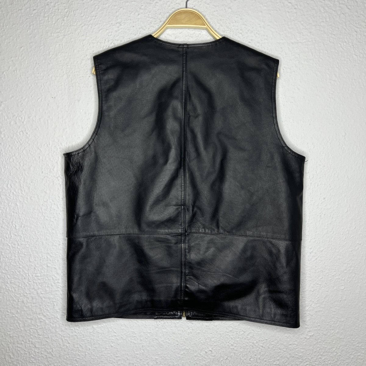 Vintage Vintage Tactical Vest Gilet Leather Jacket Black Y2K 90s Size US L / EU 52-54 / 3 - 6 Thumbnail