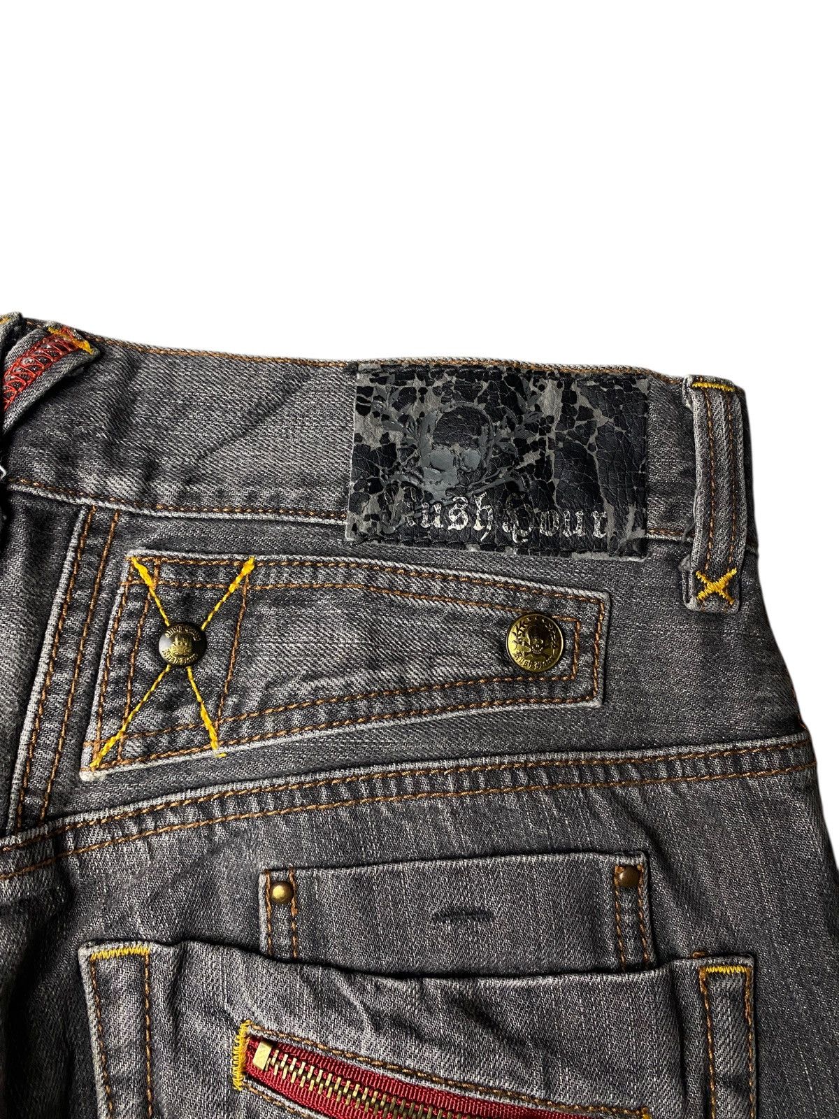 Le Grande Bleu (L.G.B.) 2000's Rush Hour Seawash Clawmark Flared Jeans Size US 30 / EU 46 - 9 Thumbnail