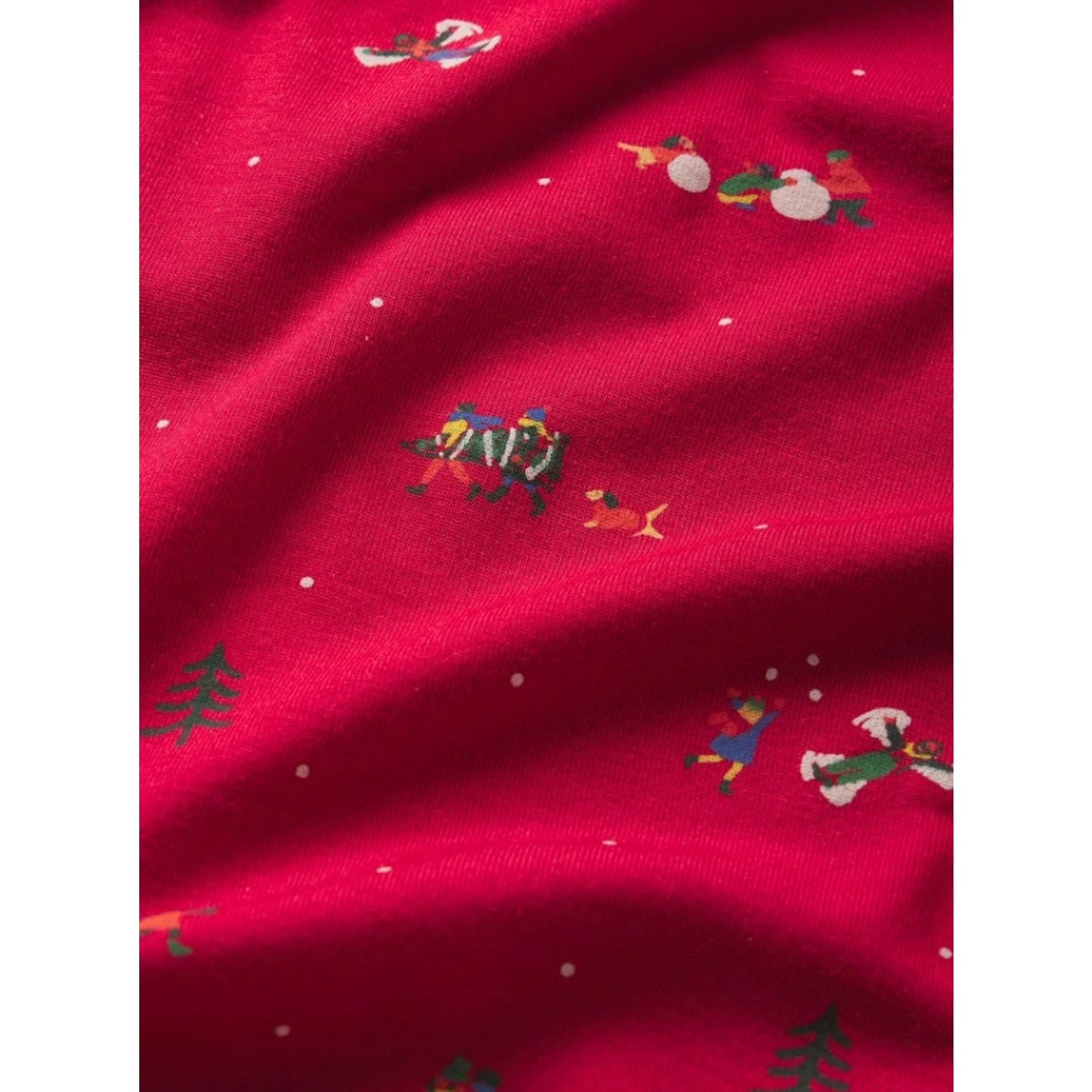 Eberjey Eberjey Women Red Christmas Shortie Short Pajamas Set Size S Size ONE SIZE - 5 Thumbnail