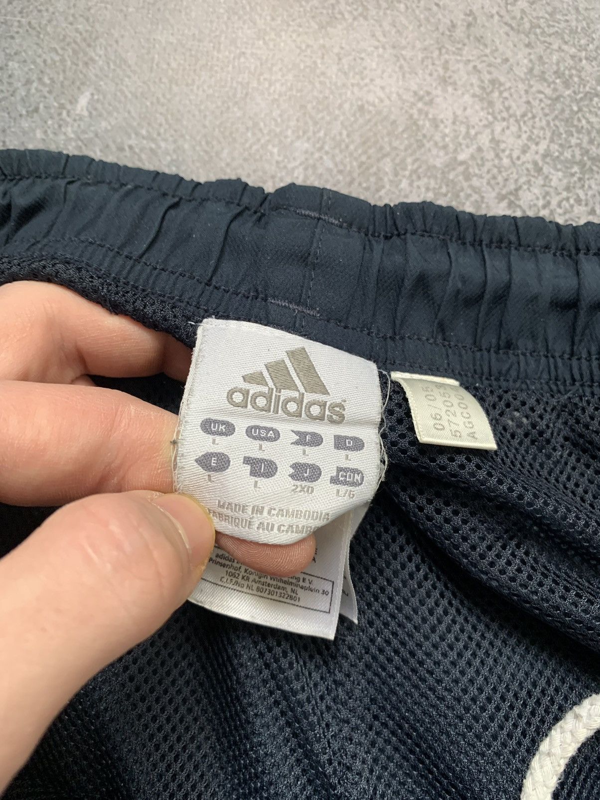 Adidas × Vintage 🔷Vintage Adidas Track Pants Nylon Drill Y2K Style🔷 Size US 34 / EU 50 - 6 Thumbnail