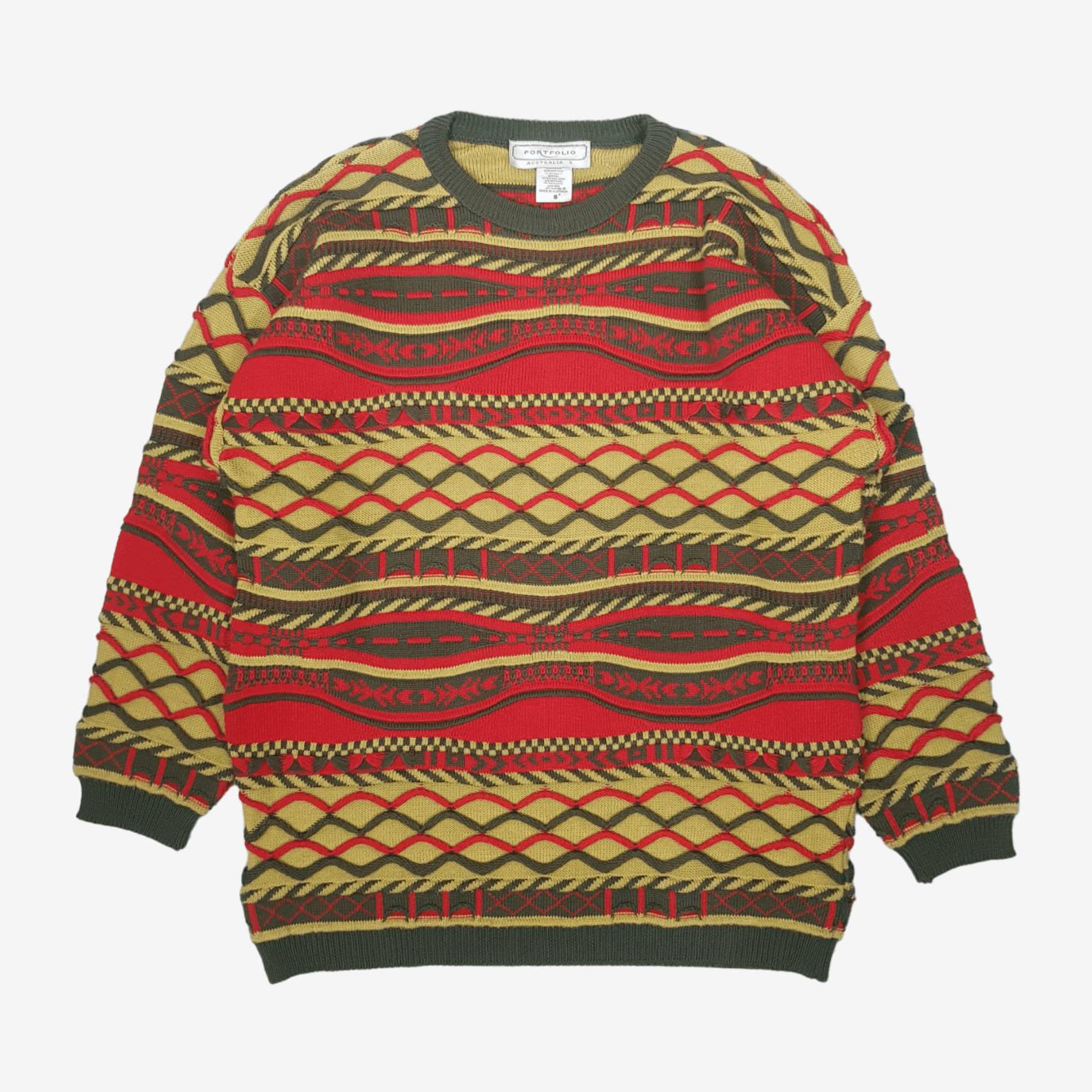 Vintage Perry Ellis Cable sale Knit Sweater