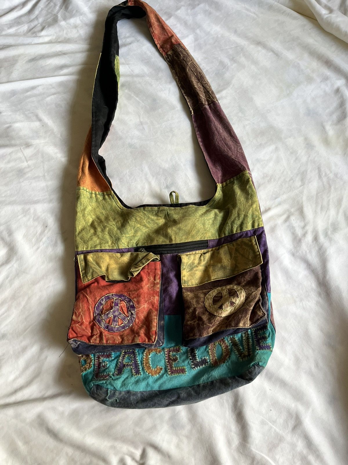 Handmade Beautiful original handmade hobo shoulder bag from Nepal Size ONE SIZE - 3 Thumbnail