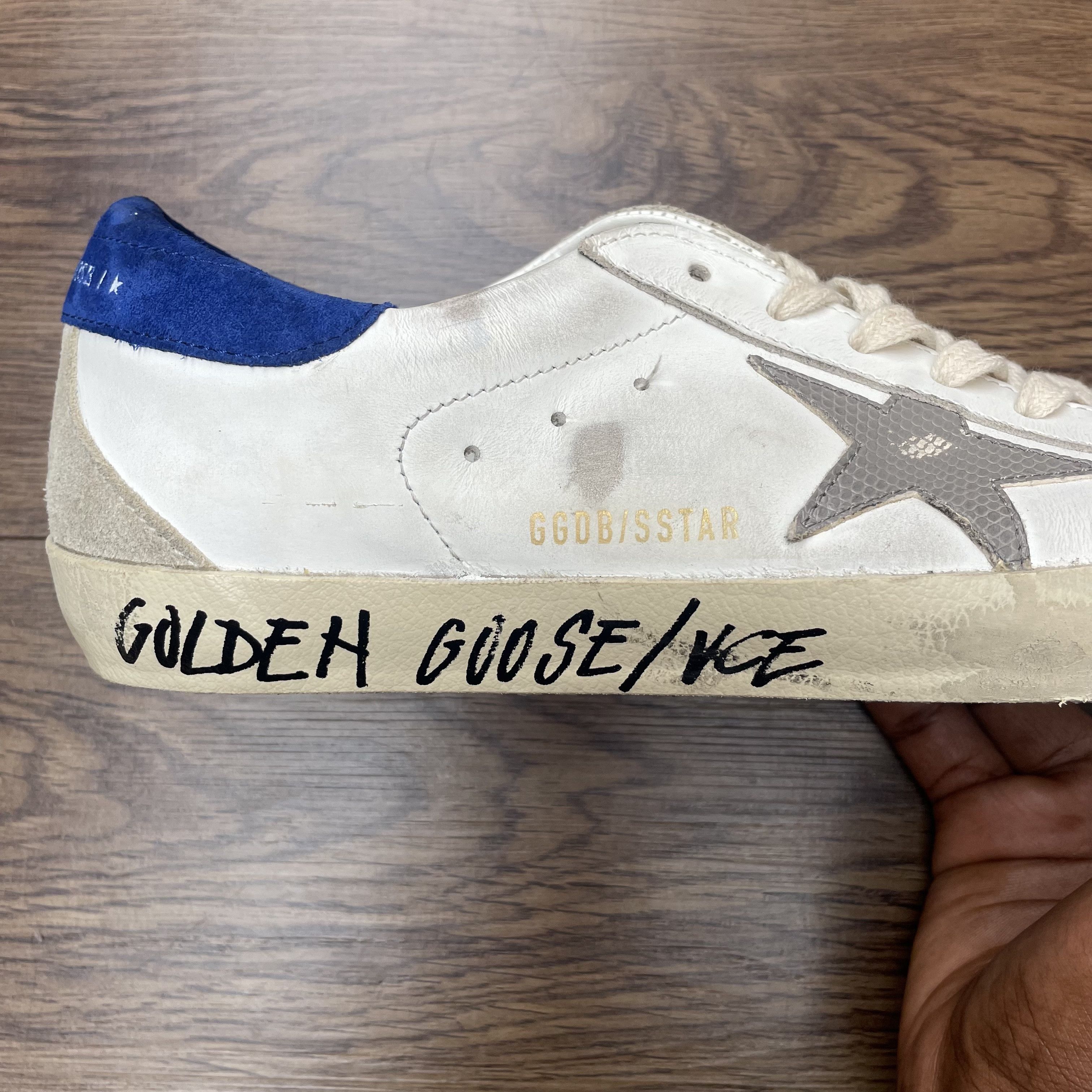 Golden Goose Golden Goose Super-Star Distressed Leather Sneakers Size US 8 / EU 41 - 8 Thumbnail
