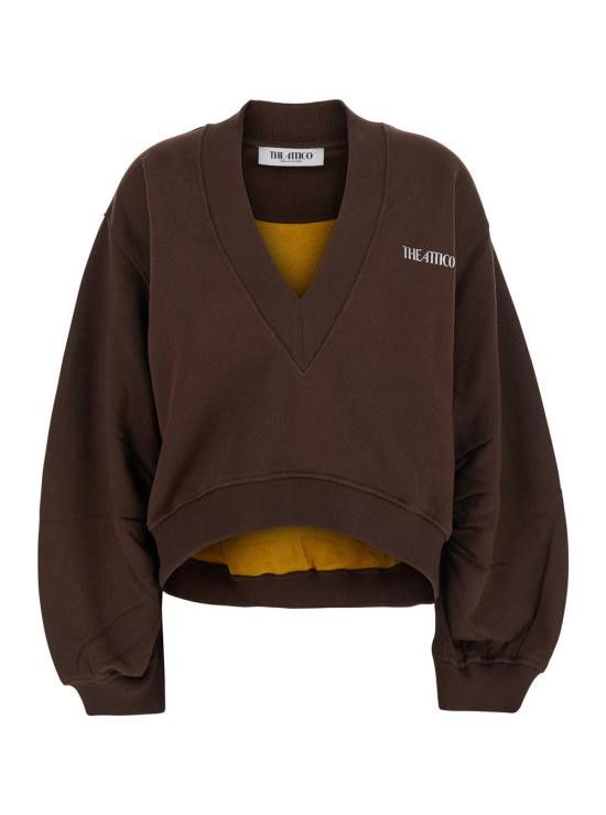 The Attico THE ATTICO Women Tops 251WCF00010JJF007AA204 Brown Size S / US 4 / IT 40 - 1 Thumbnail