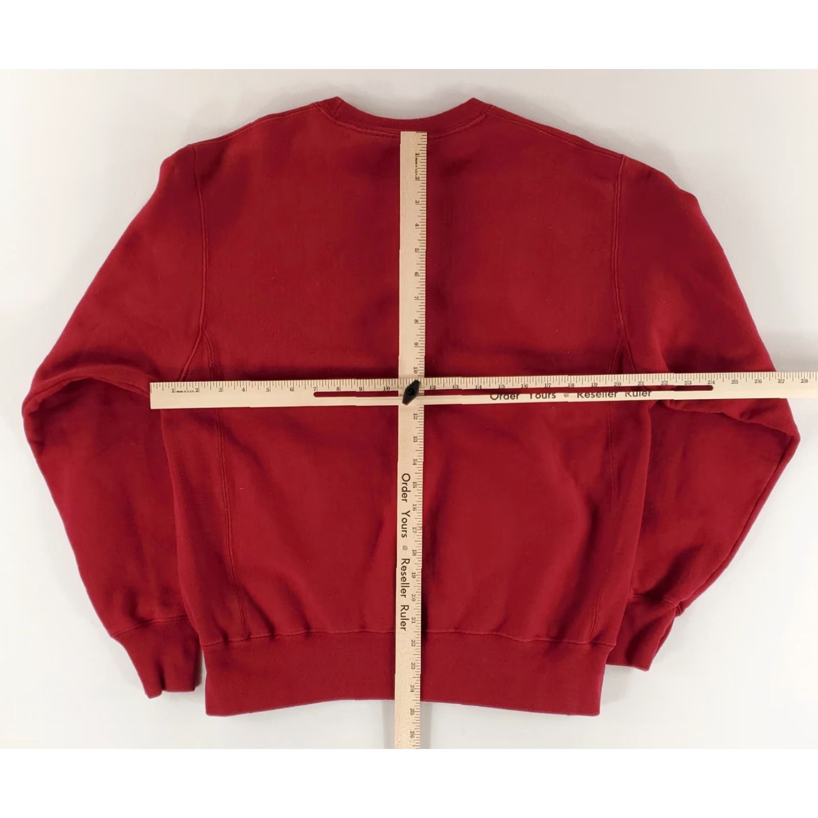Champion VINTAGE Champion Sweatshirt Men L Red VTG Reverse Weave Clipped Tag Mens L Shirt Size US L / EU 52-54 / 3 - 7 Thumbnail