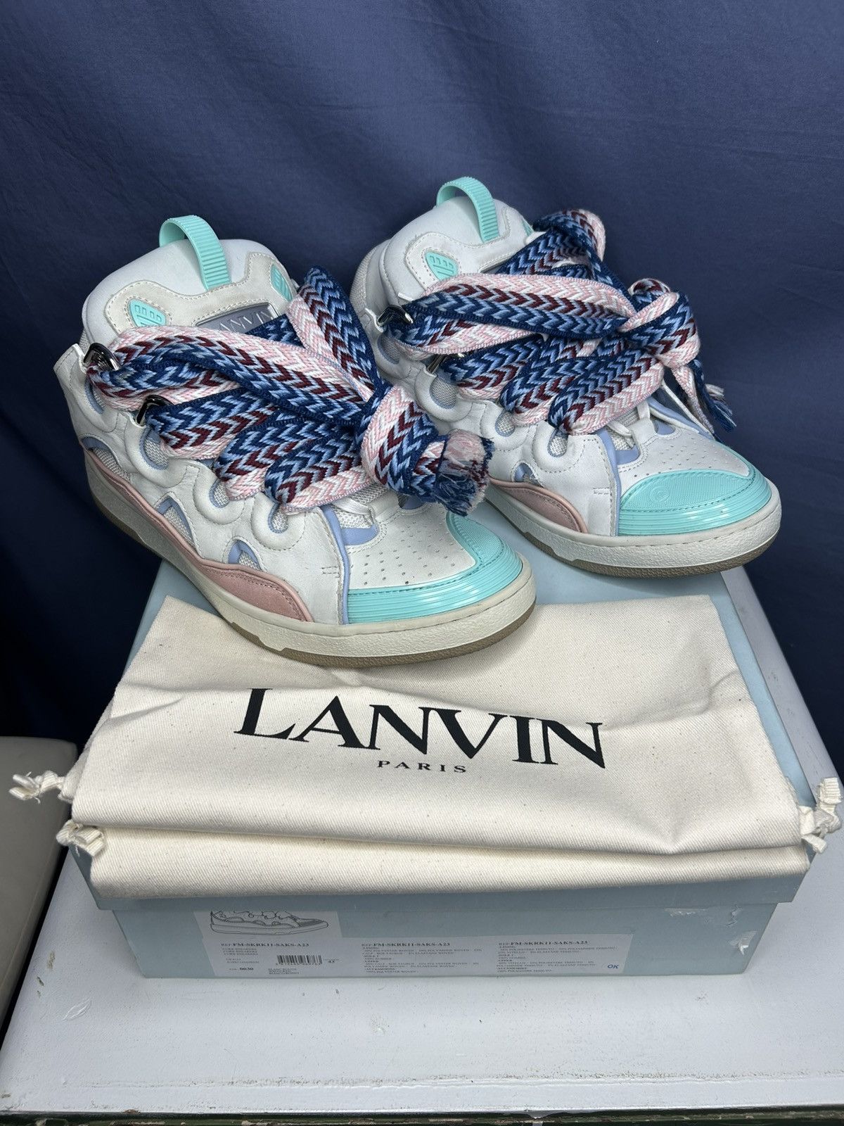 Lanvin Lanvin x Saks Curb Sneakers Size US 10 / EU 43 - 1 Thumbnail