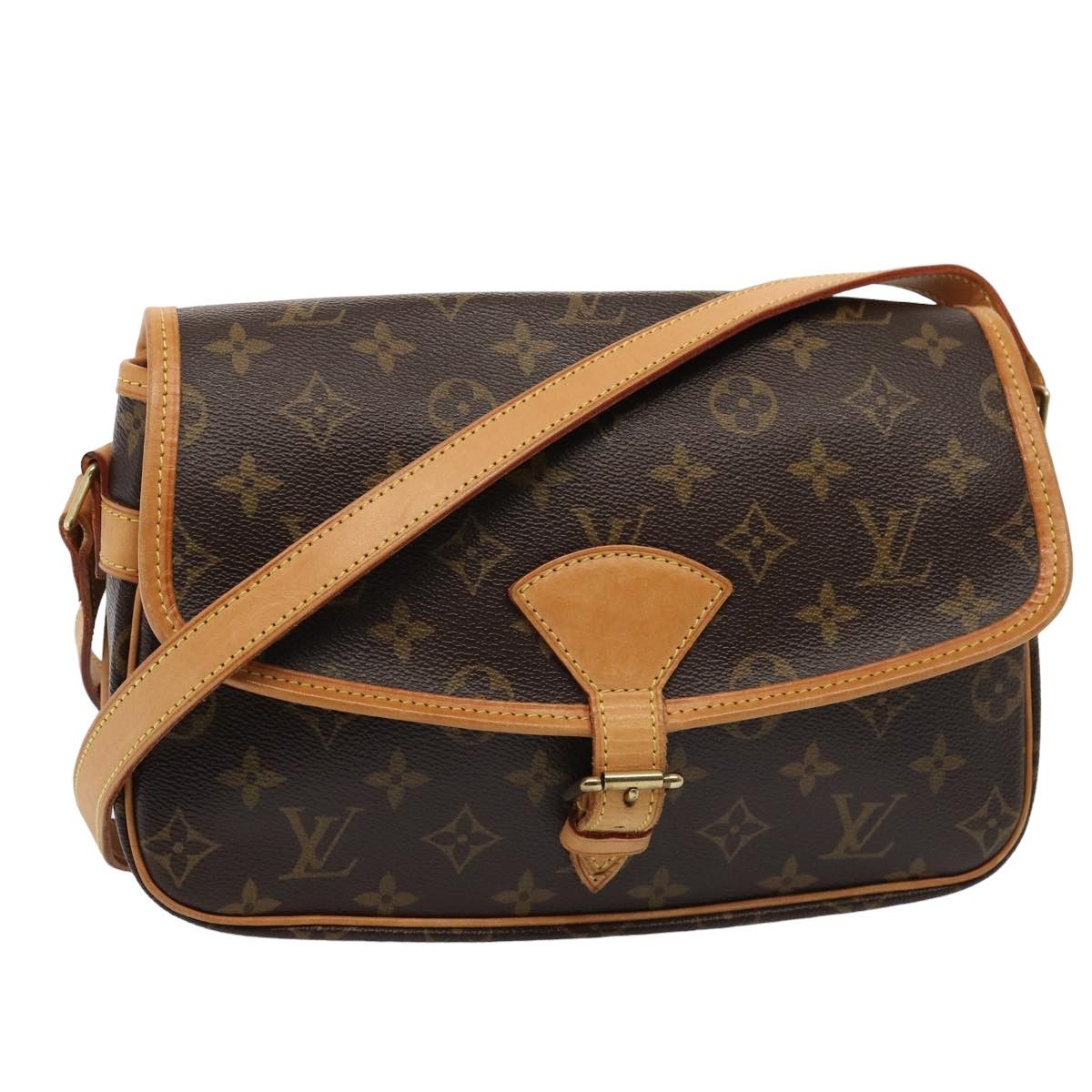 Louis Vuitton Sologne Brown Canvas Shoulder Bag (Pre-Owned) Size ONE SIZE - 1 Thumbnail