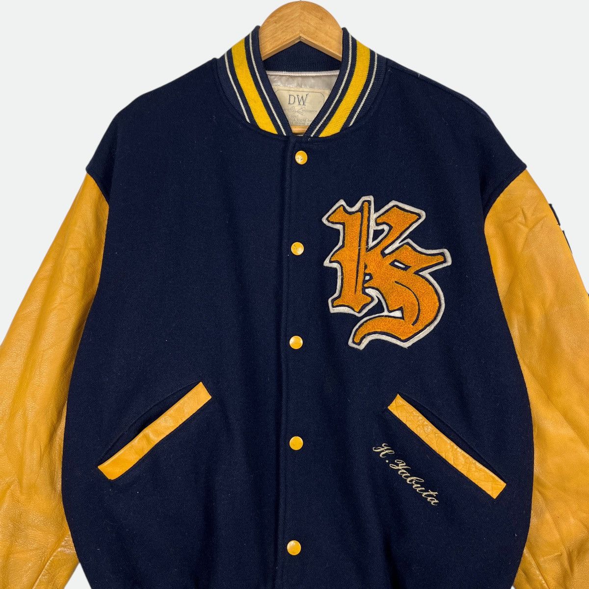 Japanese Brand 🔥 Vintage David WorkShot Varsity Stadium Bomber Jacket Size US L / EU 52-54 / 3 - 5 Thumbnail