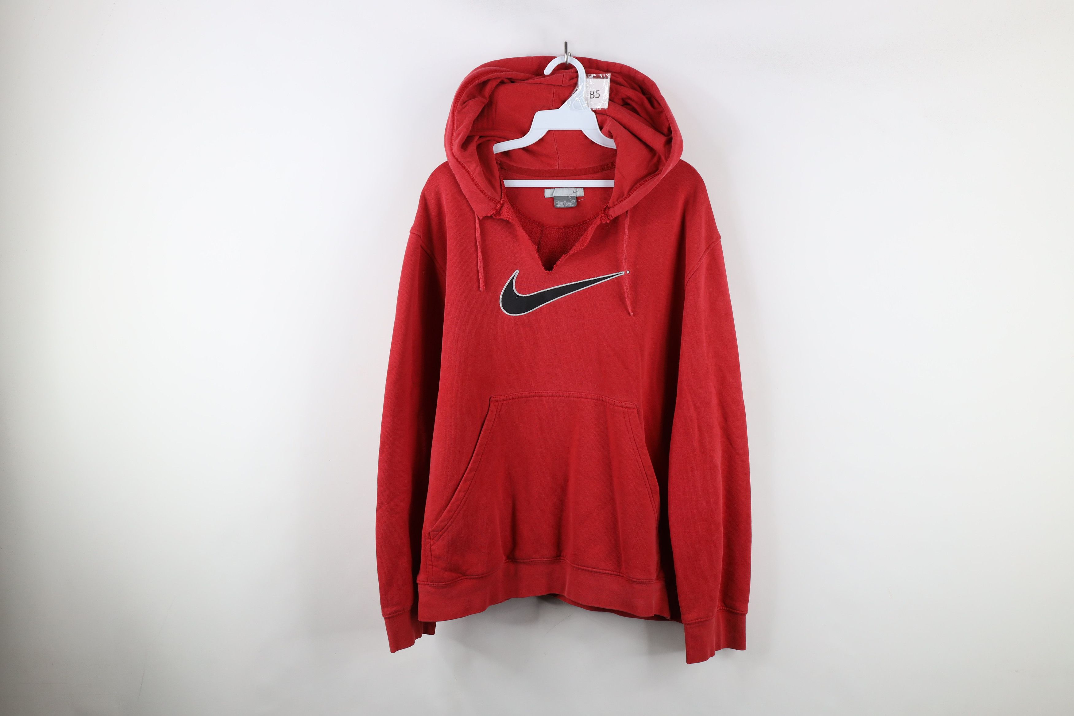 Nike × Vintage Vintage 90s Y2K Nike Scott Center Swoosh Hoodie Sweatshirt Size US M / EU 48-50 / 2 - 1 Thumbnail