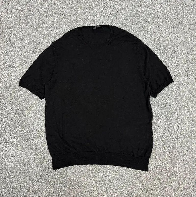 Prada Prada Black Cotton Men's T-Shirt Size US M / EU 48-50 / 2 - 1 Thumbnail