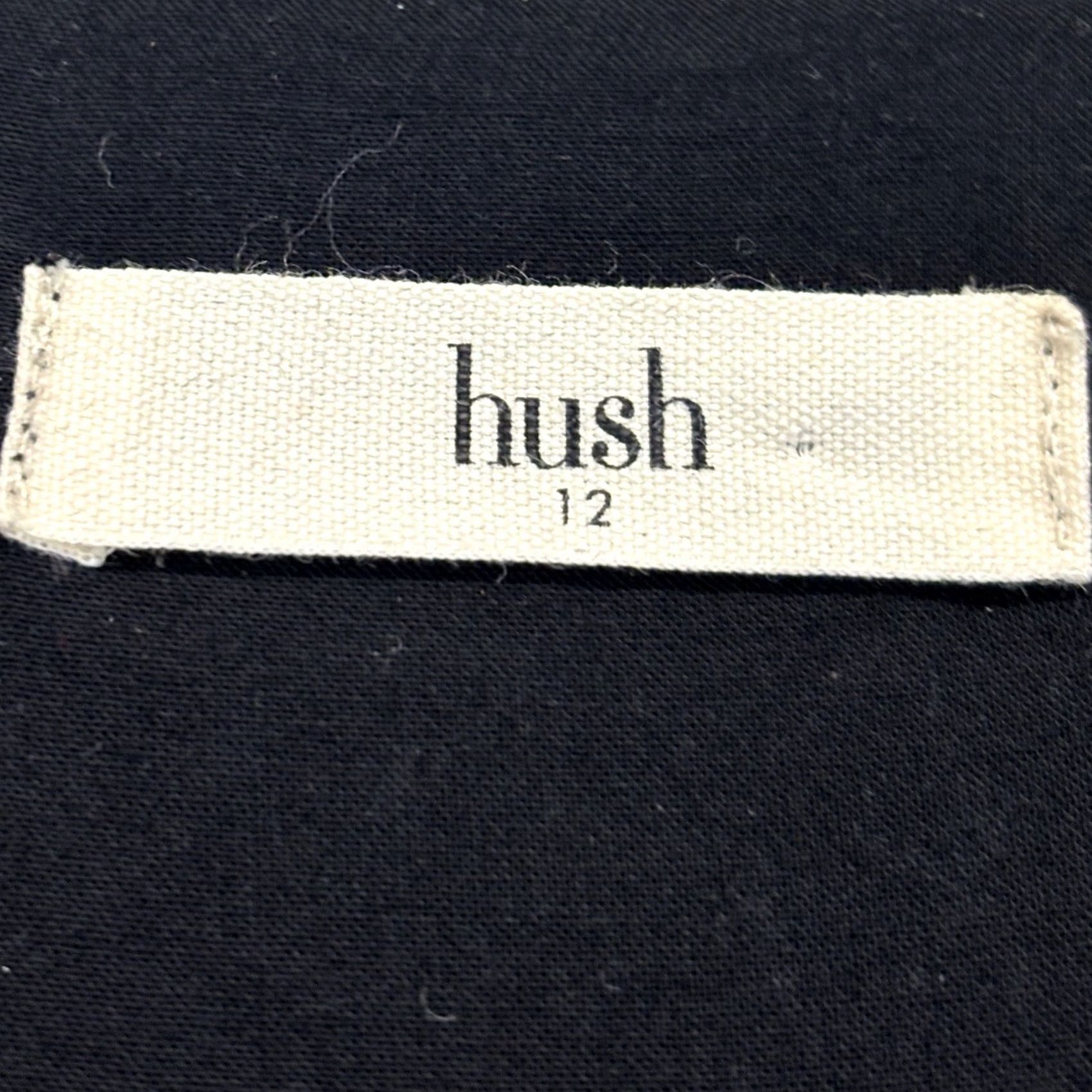 Vintage Hush Amaris Devore Mini Dress black Long Sleeve Women’s 12 V-Neck Pullover Casual Party/Cocktail Travel Vintage No Size XL / US 12-14 / IT 48-50 - 6 Thumbnail