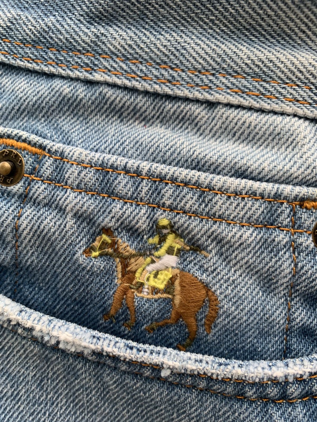 Polo Ralph Lauren Polo Ralph Lauren Blue Baggy Jeans Affliction Size US 34 / EU 50 - 13 Thumbnail