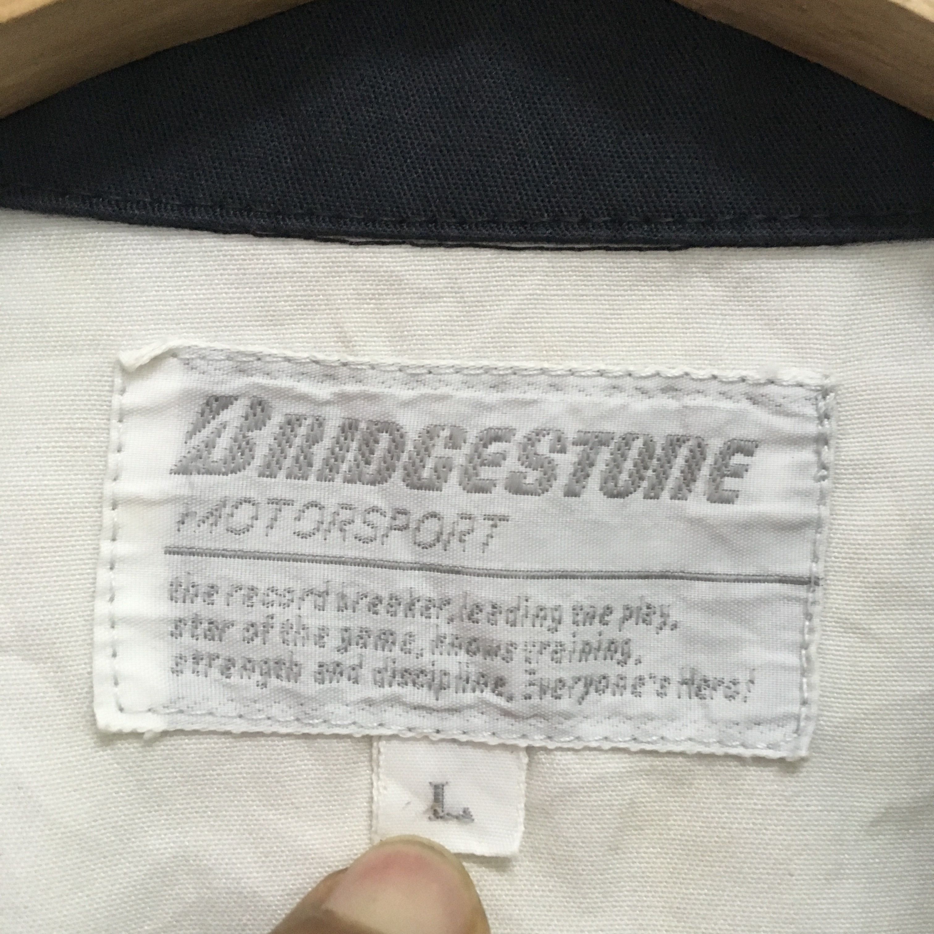 Japanese Brand Vintage 90's Heavy Used Bridgestone Japan Motorsport Racing Size US 34 / EU 50 - 9 Thumbnail