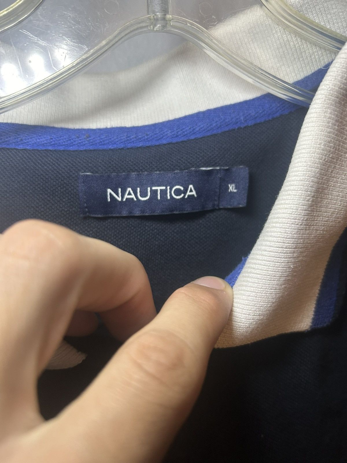 Nautica Vintage Nautica embroidered logo polo t-shirt Size US XL / EU 56 / 4 - 3 Thumbnail