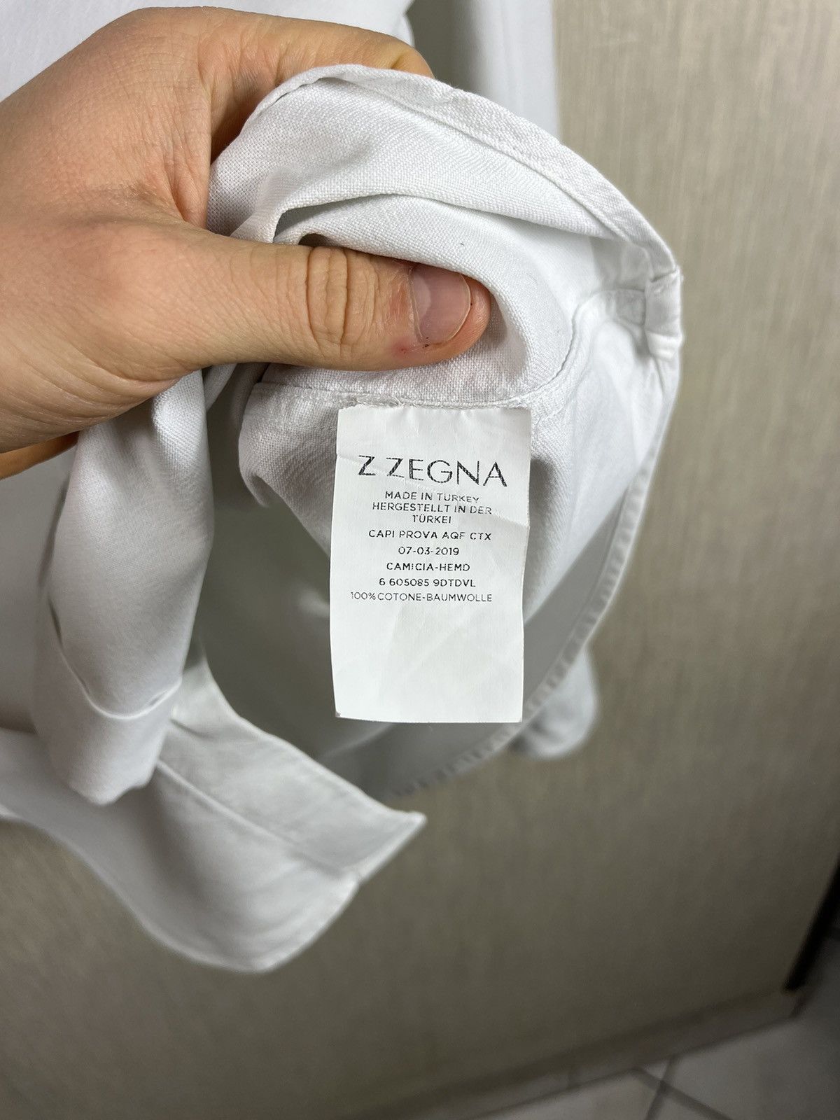 Ermenegildo Zegna × Z Zegna Z Zegna Ermenegildo Zegna classic Camicia-hemd shirt casual Size US S / EU 44-46 / 1 - 17 Thumbnail