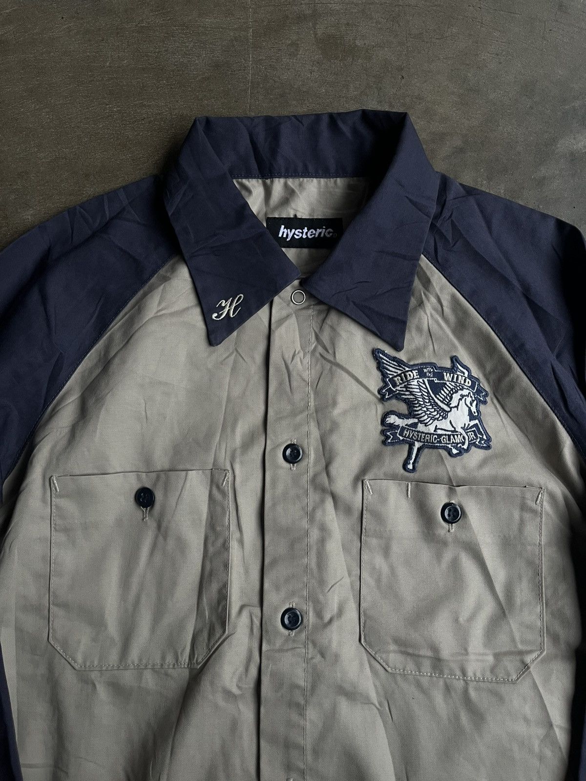 Hysteric Glamour HYSTRIC GLAMOUR RIDE WITH THE WIND WORK SHIRTS JAPANESE Size US S / EU 44-46 / 1 - 2 Thumbnail