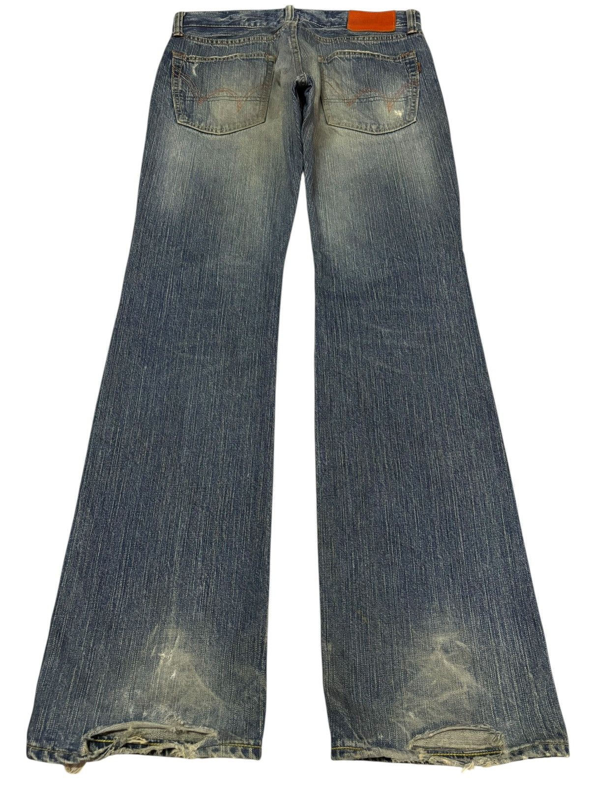 Edwin Vtg Edwin Japan 511 Grunge Distressed Jeans Size US 32 / EU 48 - 2 Thumbnail