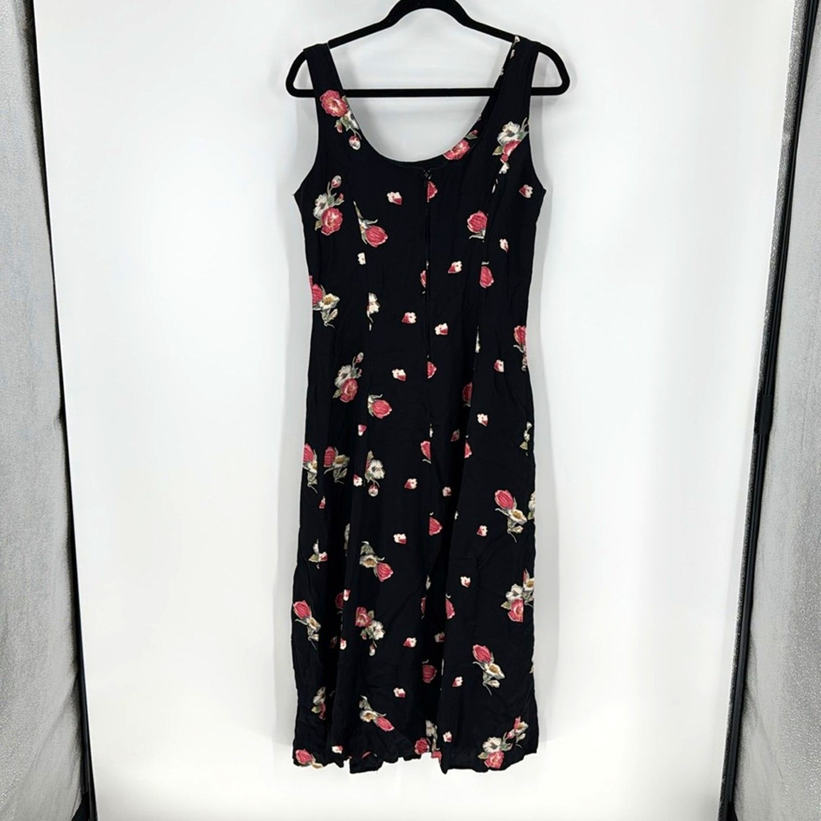 Vintage Vintage E.D.Michaels midi dress size 10 90s grunge Size L / US 10 / IT 46 - 6 Thumbnail