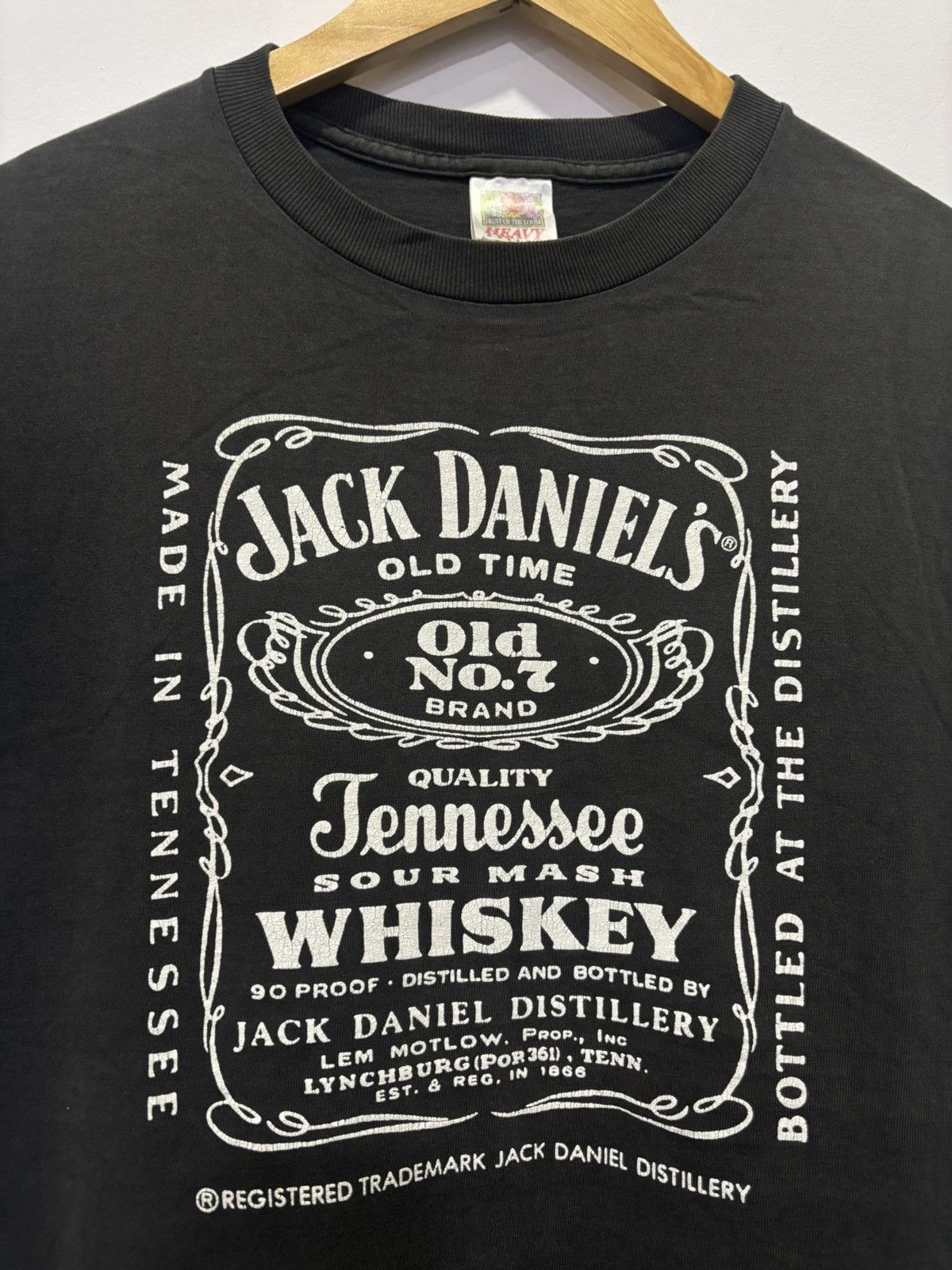 Vintage Vintage 90’s Jack Daniels Tshirt Size US M / EU 48-50 / 2 - 2 Thumbnail