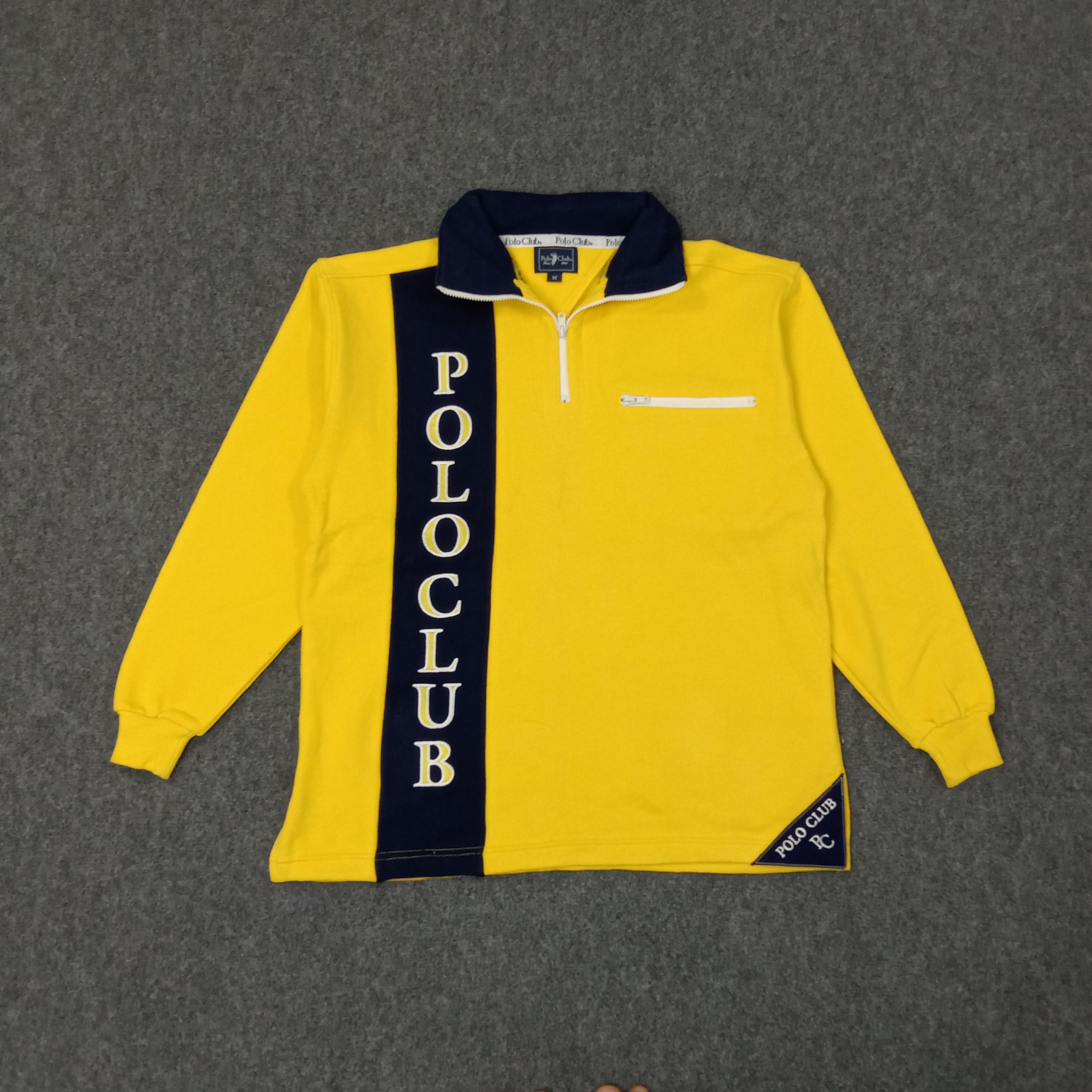 Polo Ralph Lauren Polo Club American Half Zipper Sweatshirt C241N8 Size US M / EU 48-50 / 2 - 1 Thumbnail