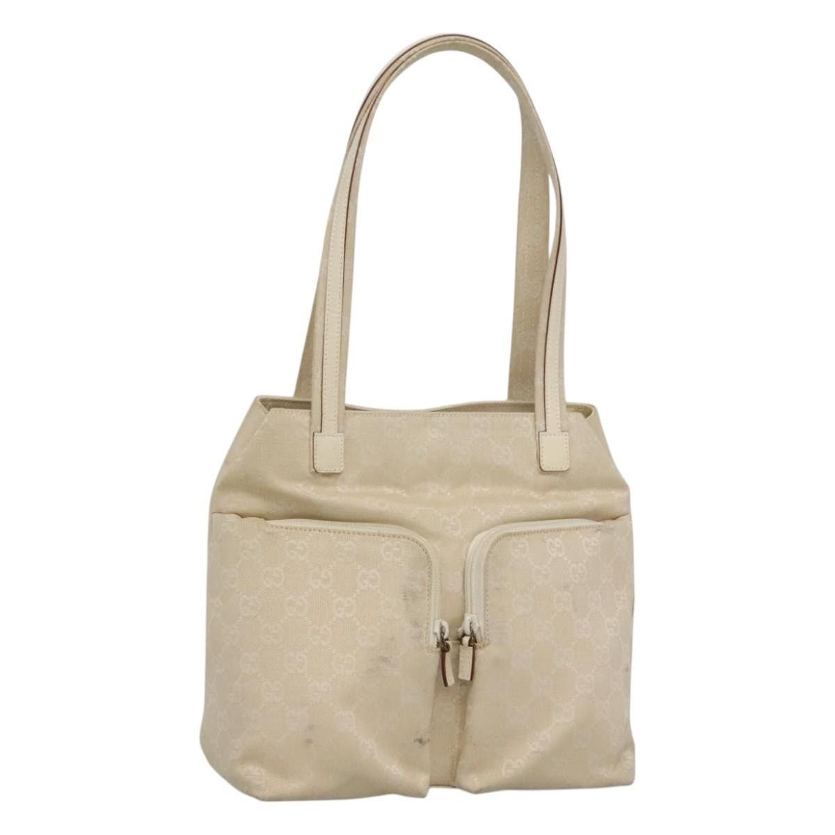 Gucci GG Canvas Shoulder Bag Beige 002 1076 002 1076, Women's