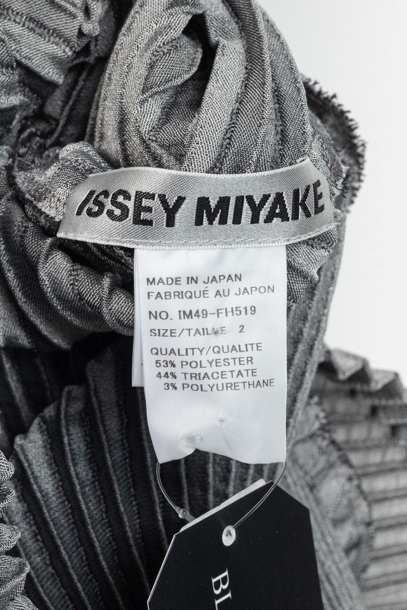 Issey Miyake Issey Miyake Metallic Silver Pleated Sleeveless Maxi Dress Size XL / US 12-14 / IT 48-50 - 7 Thumbnail