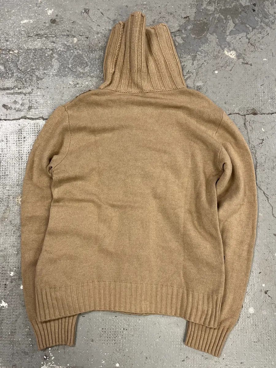 Moschino Moschino Beige Crosses Turtleneck Sweater Size US S / EU 44-46 / 1 - 4 Thumbnail