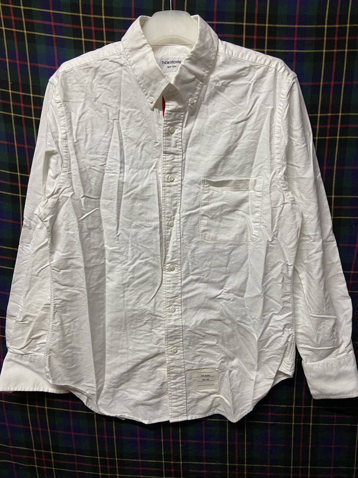 Thom Browne Thom Browne Oxford White Shirt Size US L / EU 52-54 / 3 - 1 Thumbnail