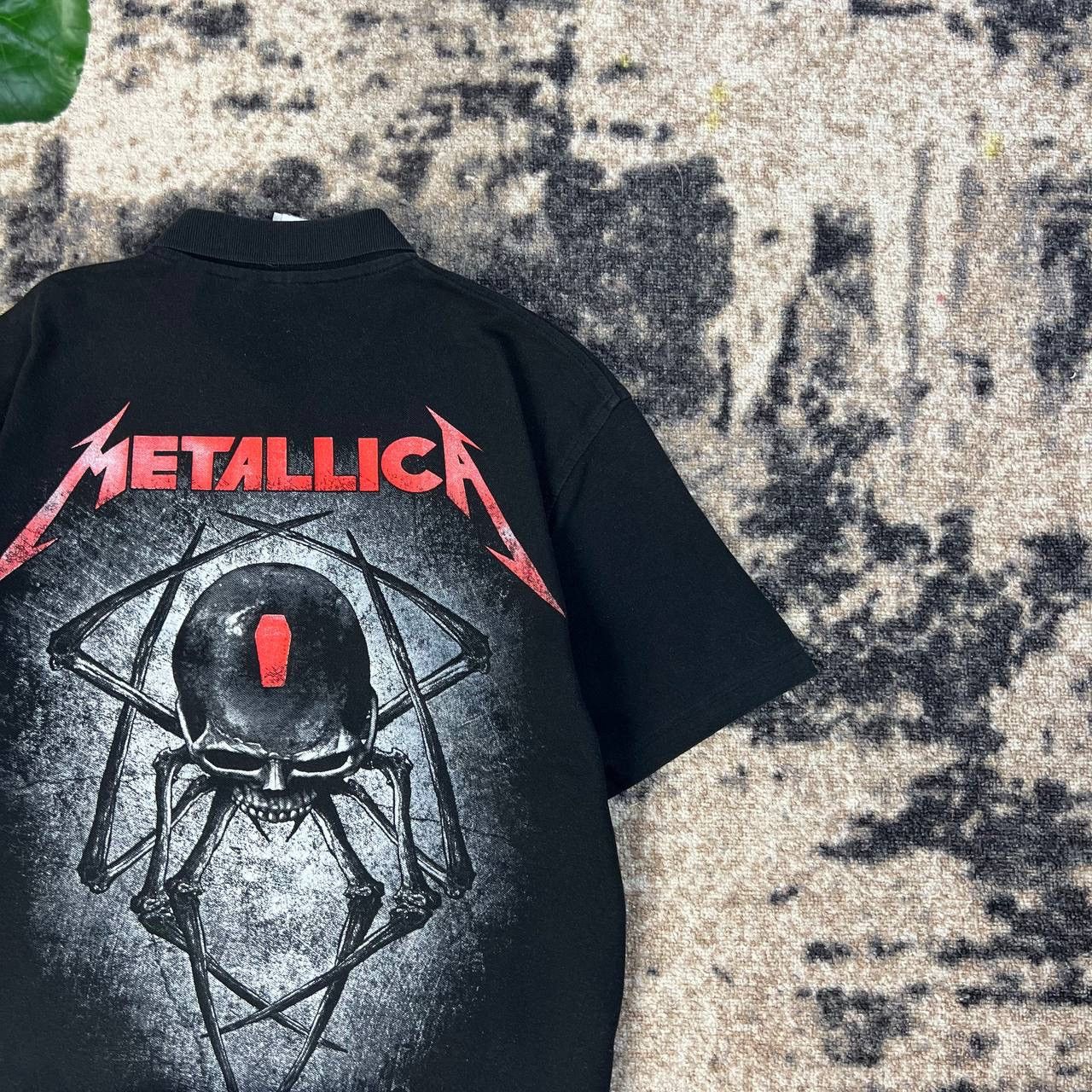 Metallica Metallica Vintage Y2K Big Logo Rock Band Polo T-Shirt Size US M / EU 48-50 / 2 - 2 Thumbnail