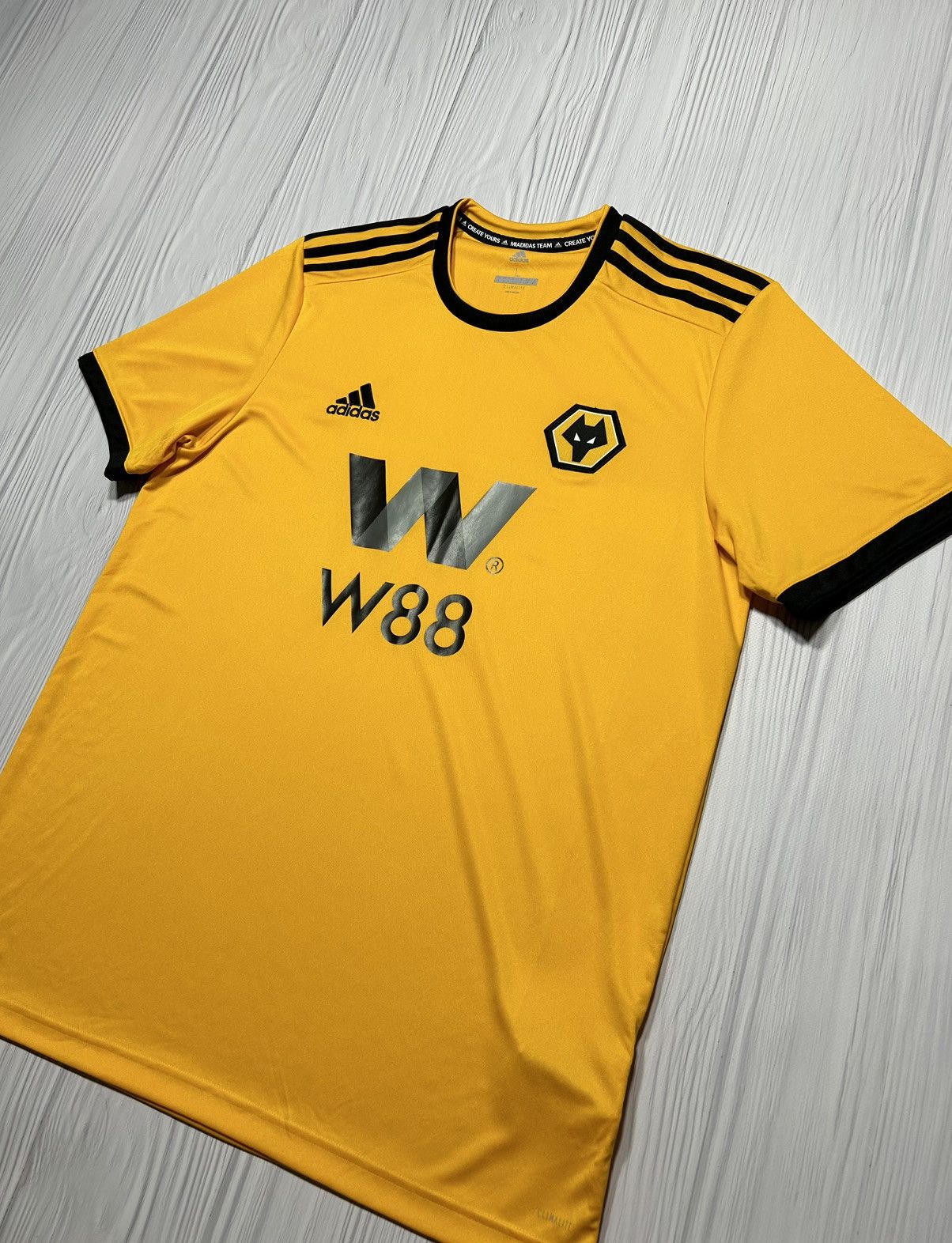 Adidas Wolverhampton 2018/19 Adidas Soccer Jersey Size L Size US L / EU 52-54 / 3 - 2 Thumbnail
