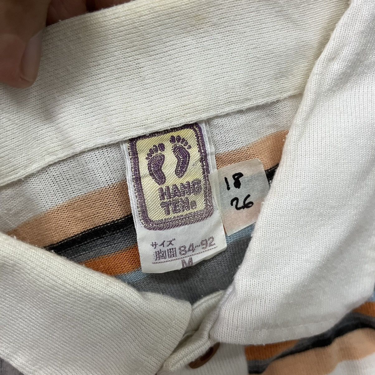 Hang Ten Vintage 80s 90s Hang Ten Stripe Size US S / EU 44-46 / 1 - 7 Thumbnail