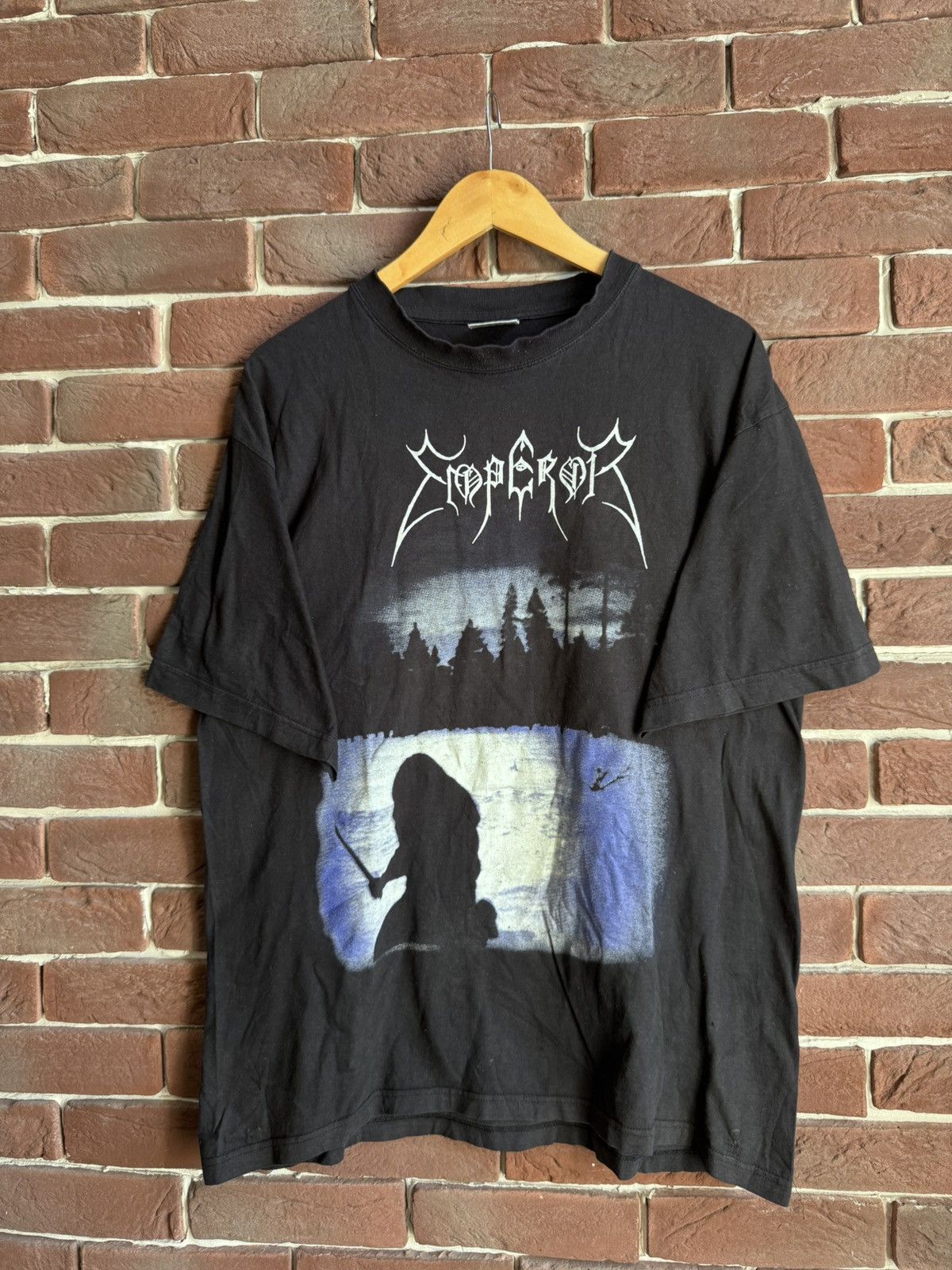 Band Tees Emperor Vintage Black Metal Band Tee 1997 Reverence EP Rare Size US XL / EU 56 / 4 - 1 Thumbnail