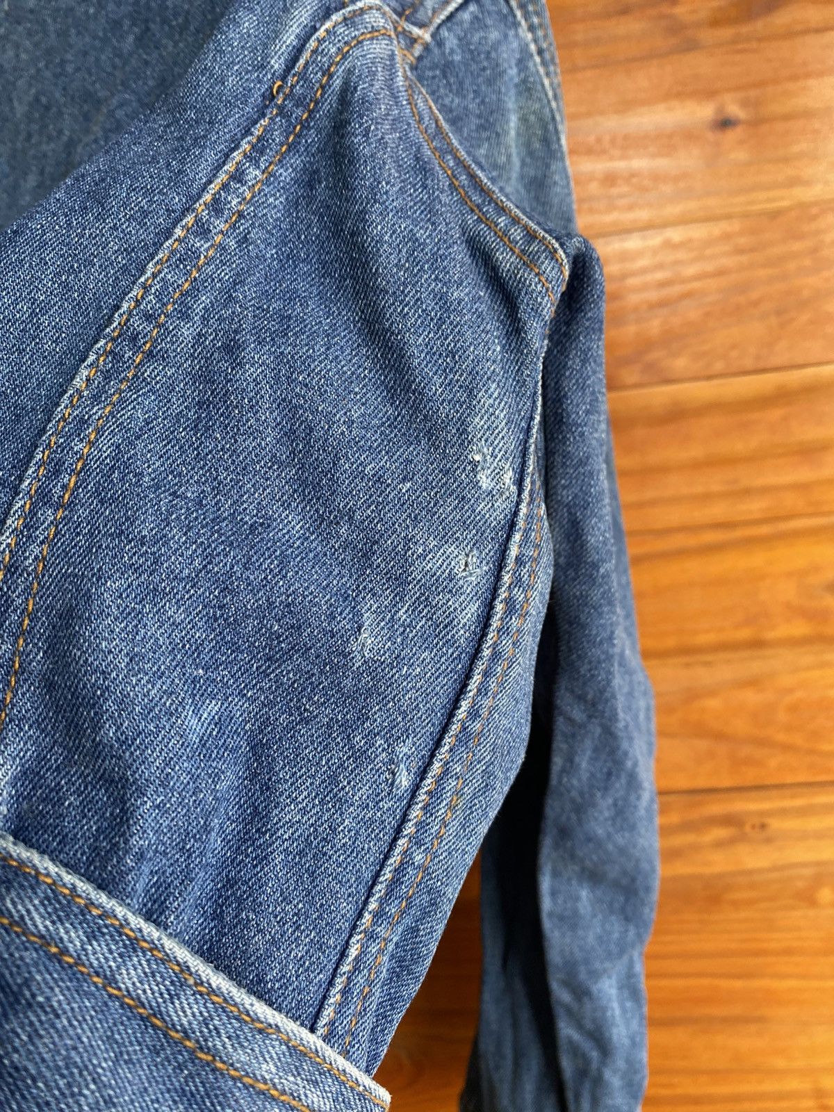 Japanese Brand A2F All About Fashion Vintage Style Denim Motorcycle Jacket Size US S / EU 44-46 / 1 - 11 Thumbnail